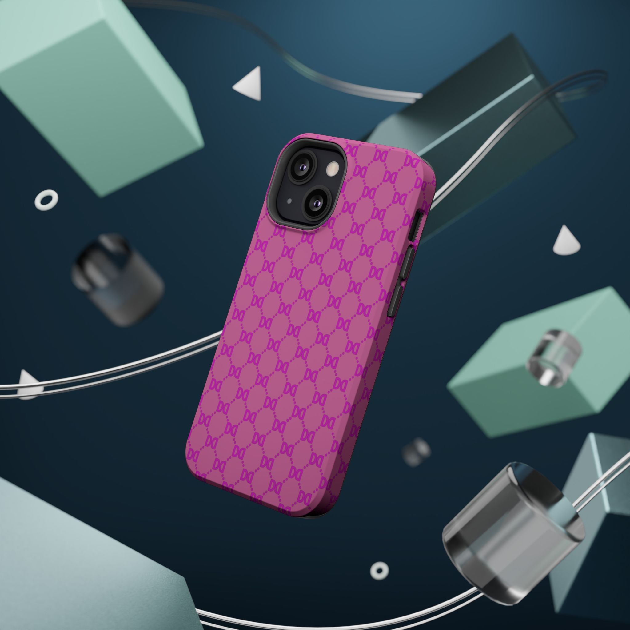 DD Monogram Pattern Magnetic Phone Case
