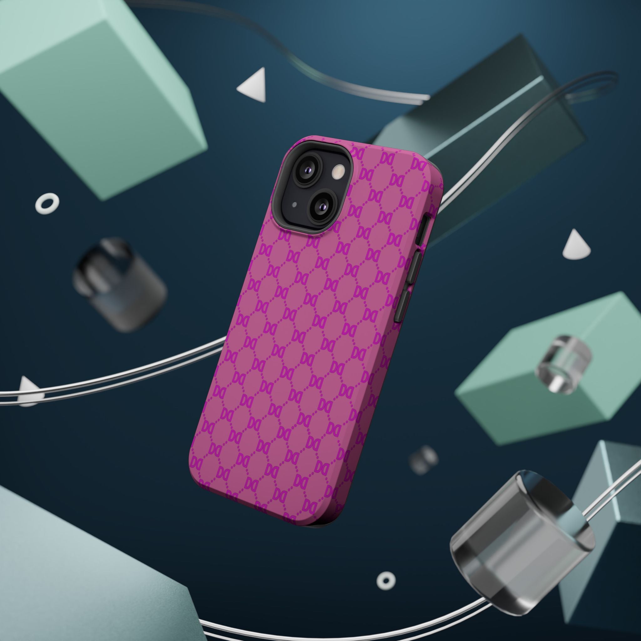 DD Monogram Pattern Magnetic Phone Case