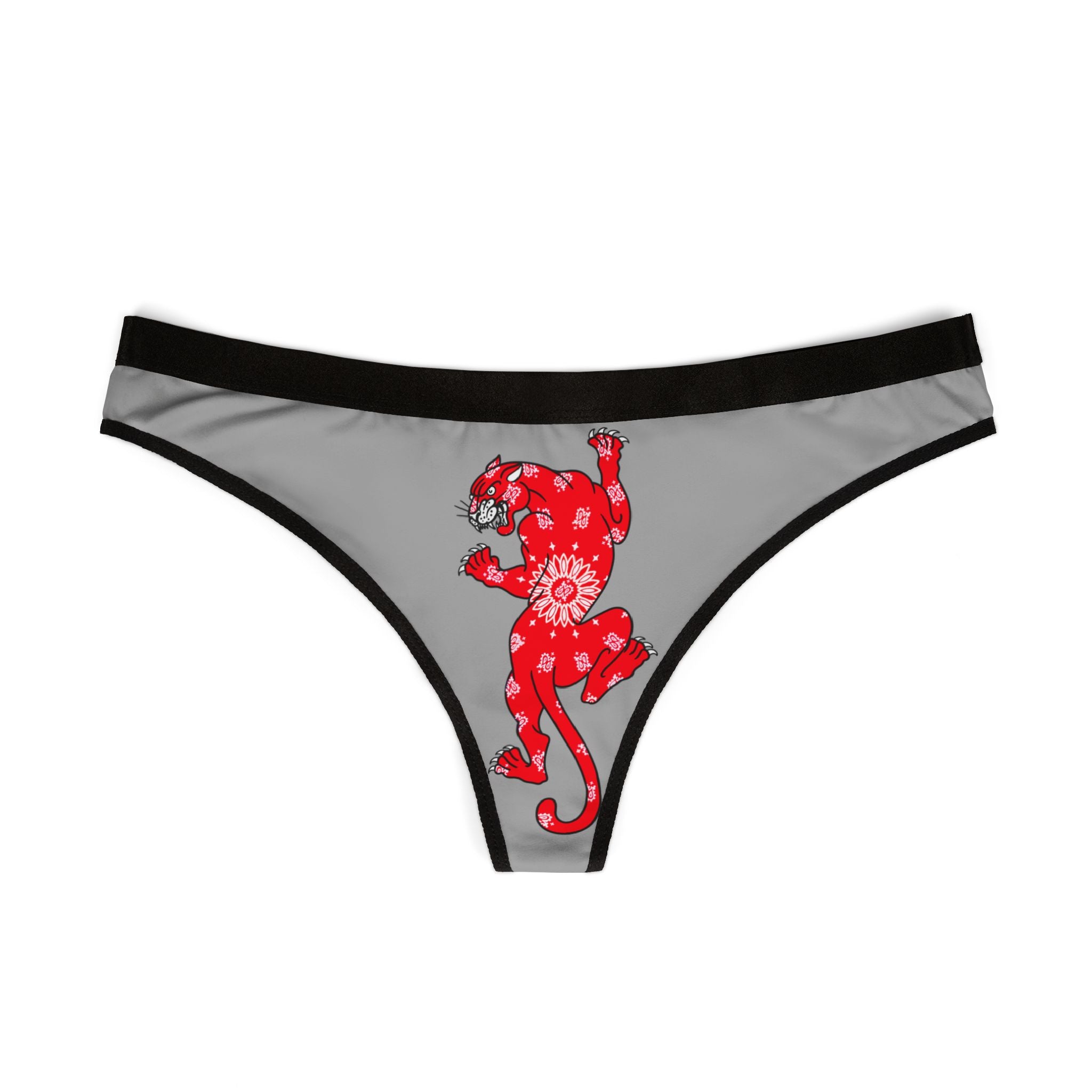 Climbing Panther W/Bandana Women's Thong Underwear | Underwear, Tattoo, Streetwear, Designer, Fashion