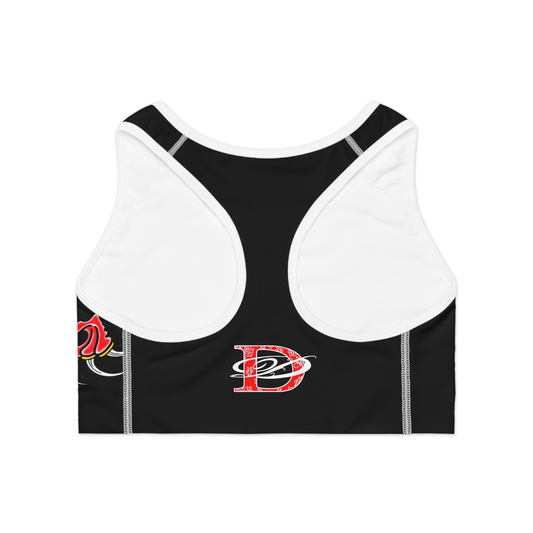 Custom Dragon Print Sports Bra