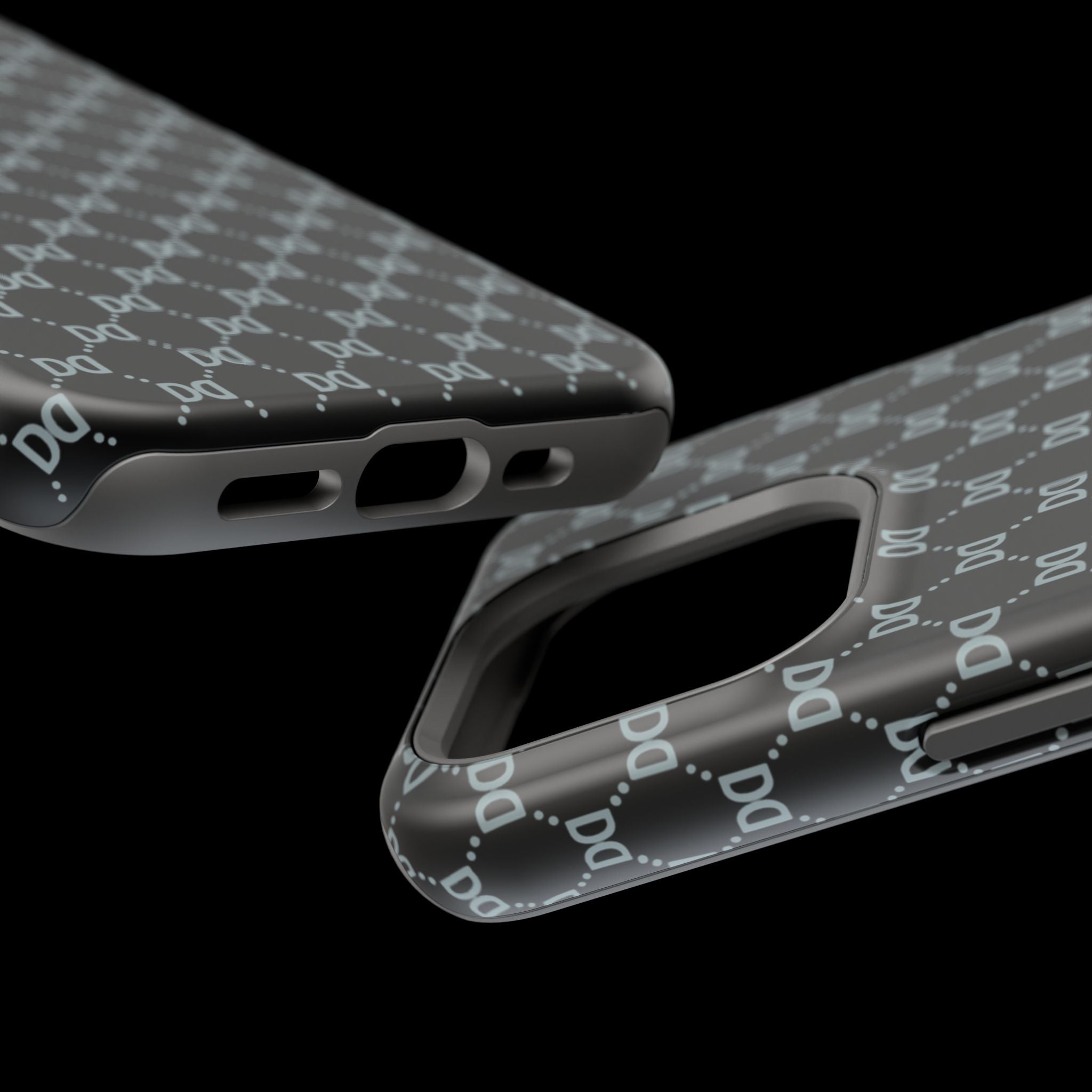 DD Monogram Pattern Magnetic Phone Case