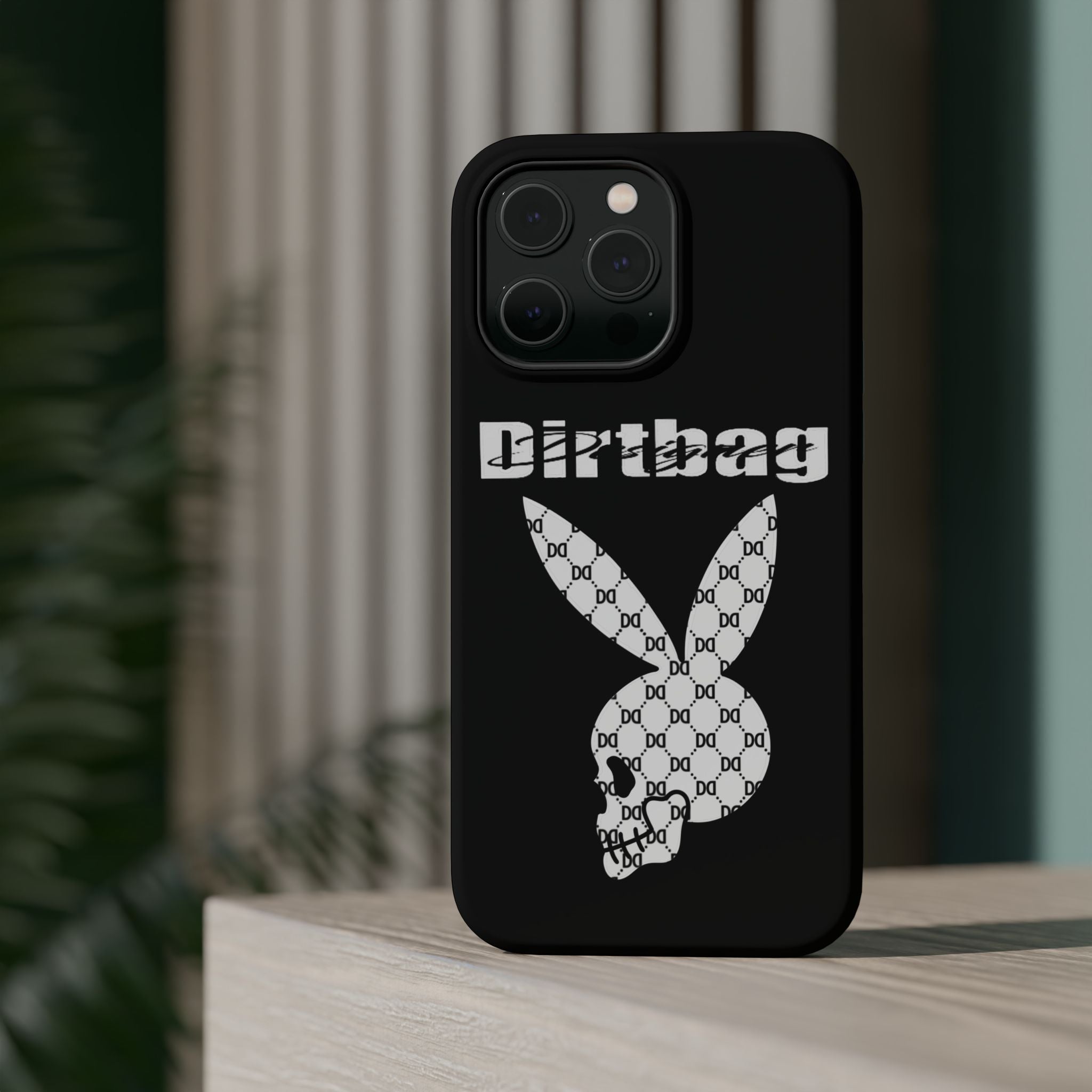 DD Monogram Bunny Skull Magnetic Phone Case