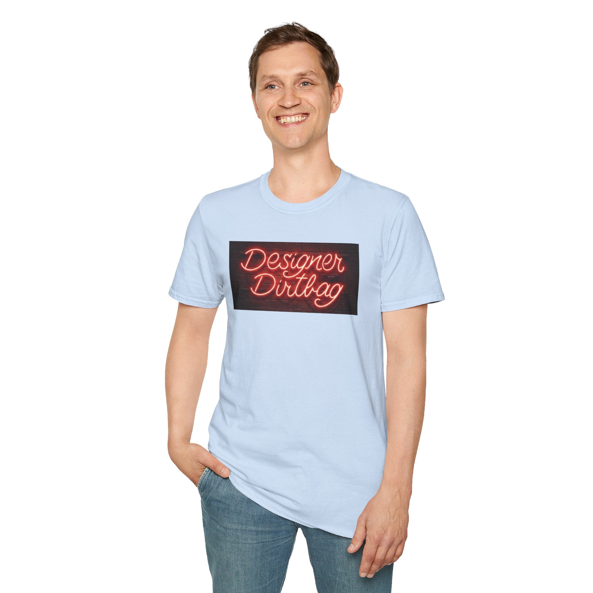 DD Neon Sign Softstyle Unisex T-Shirt