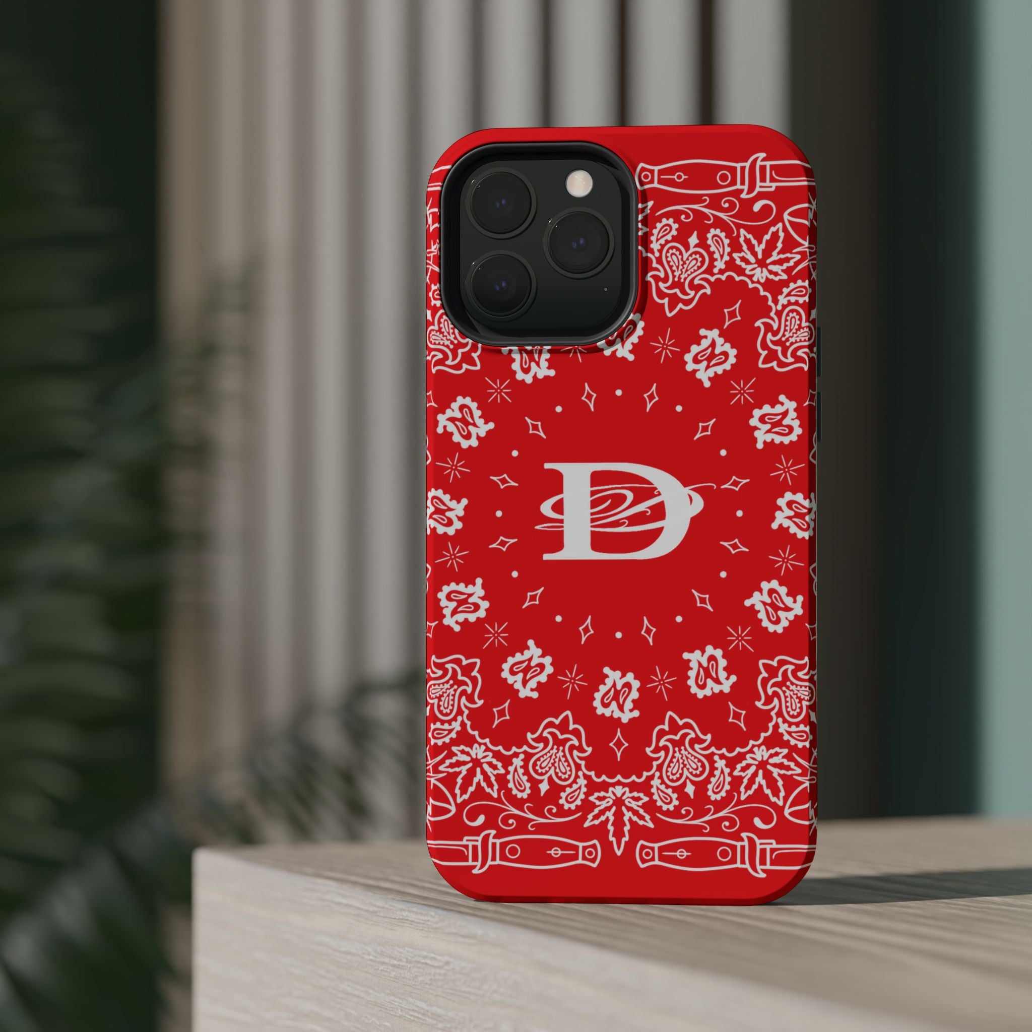 DD Custom Bandana Print Magnetic iPhone Case