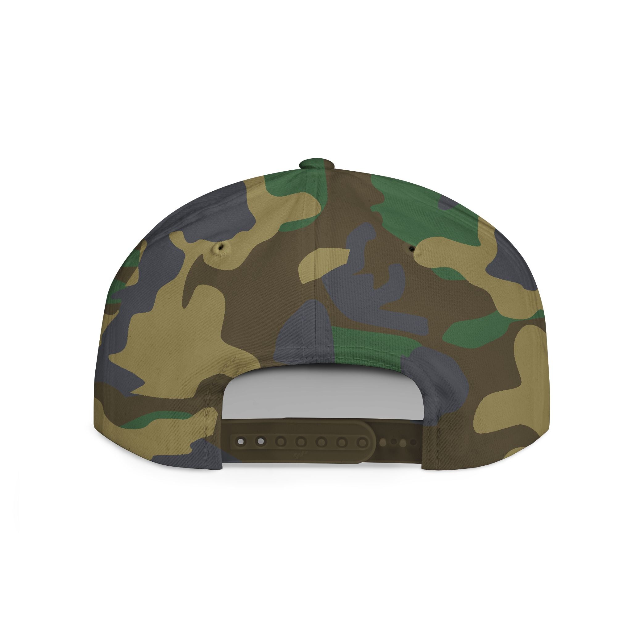 DD Bandana Logo Flat Bill Snapback Cap