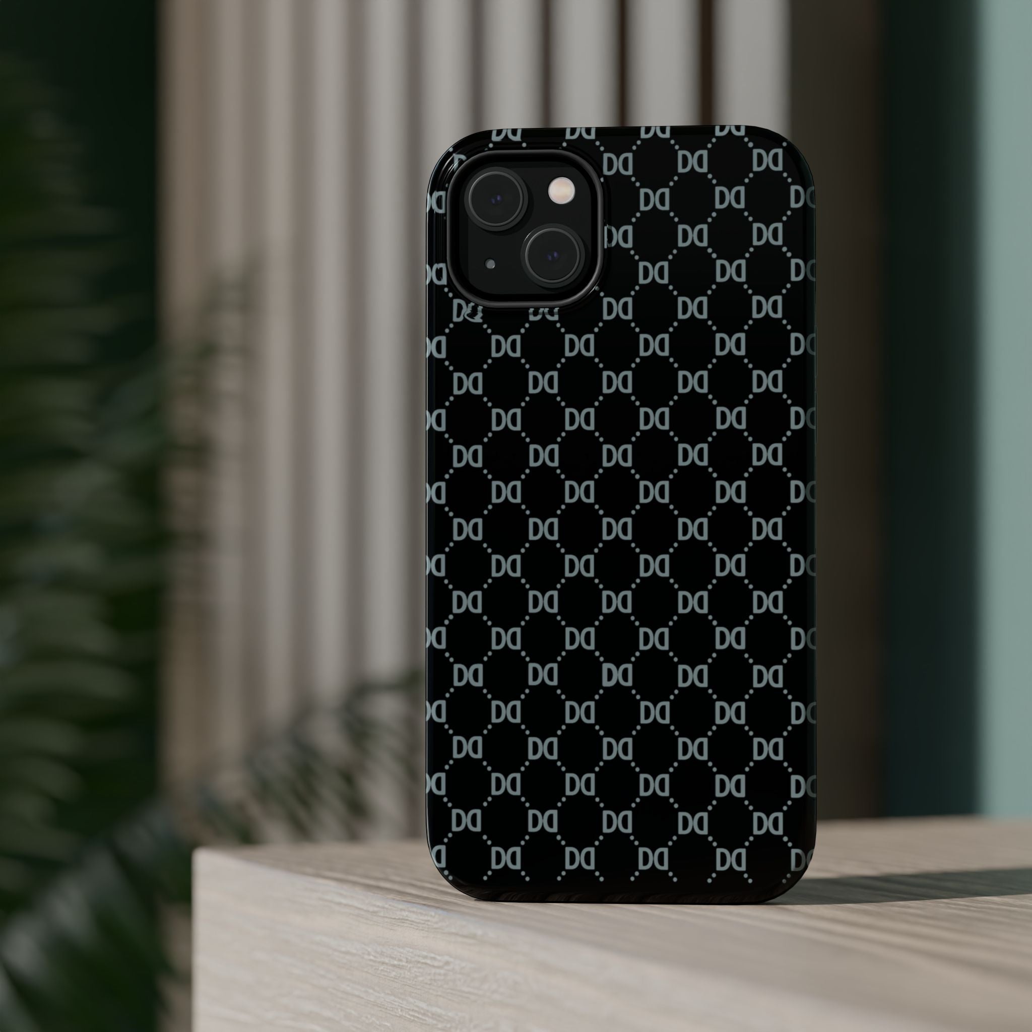 DD Monogram Pattern Magnetic Phone Case
