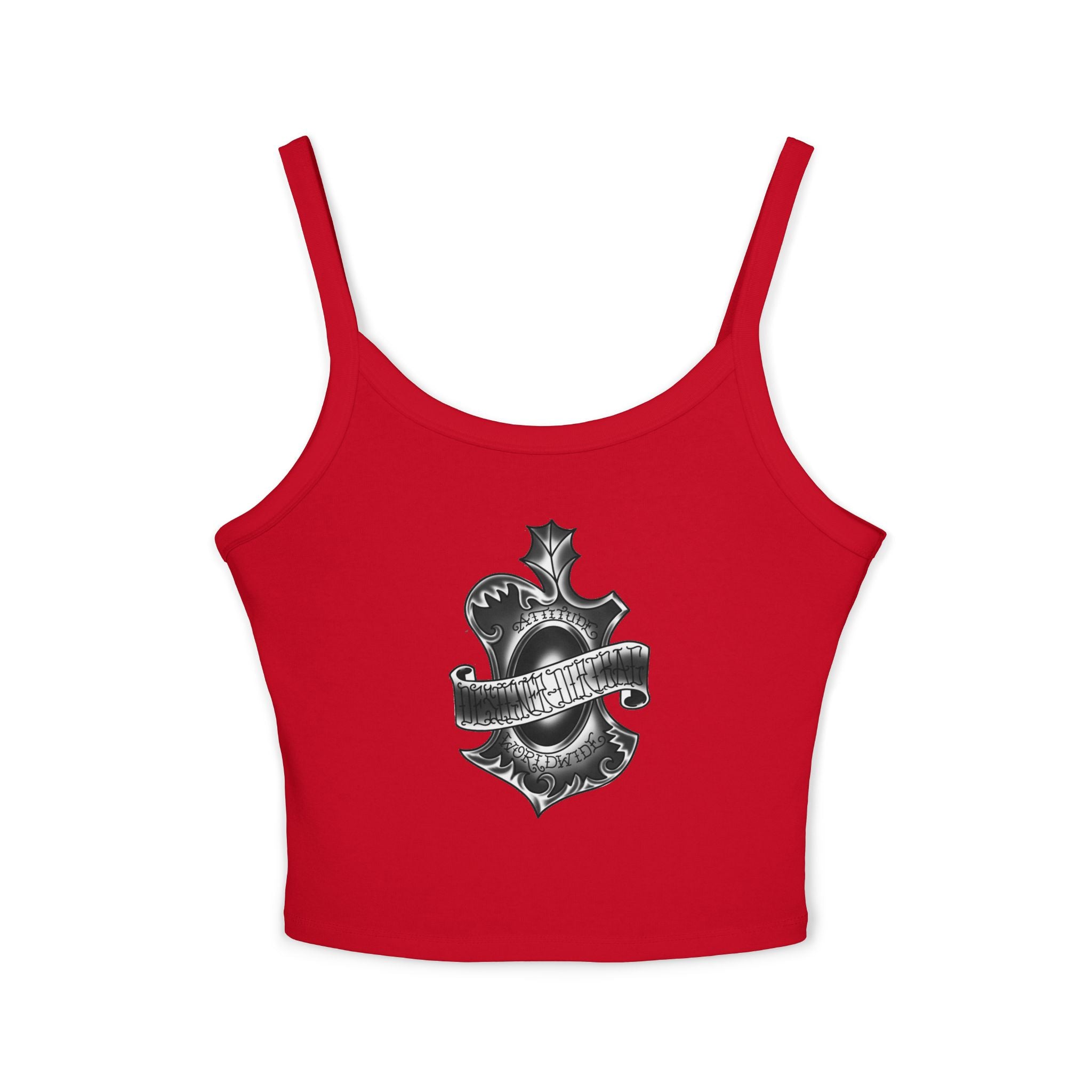 Oak Leaf Shield Spaghetti Strap Tank Top