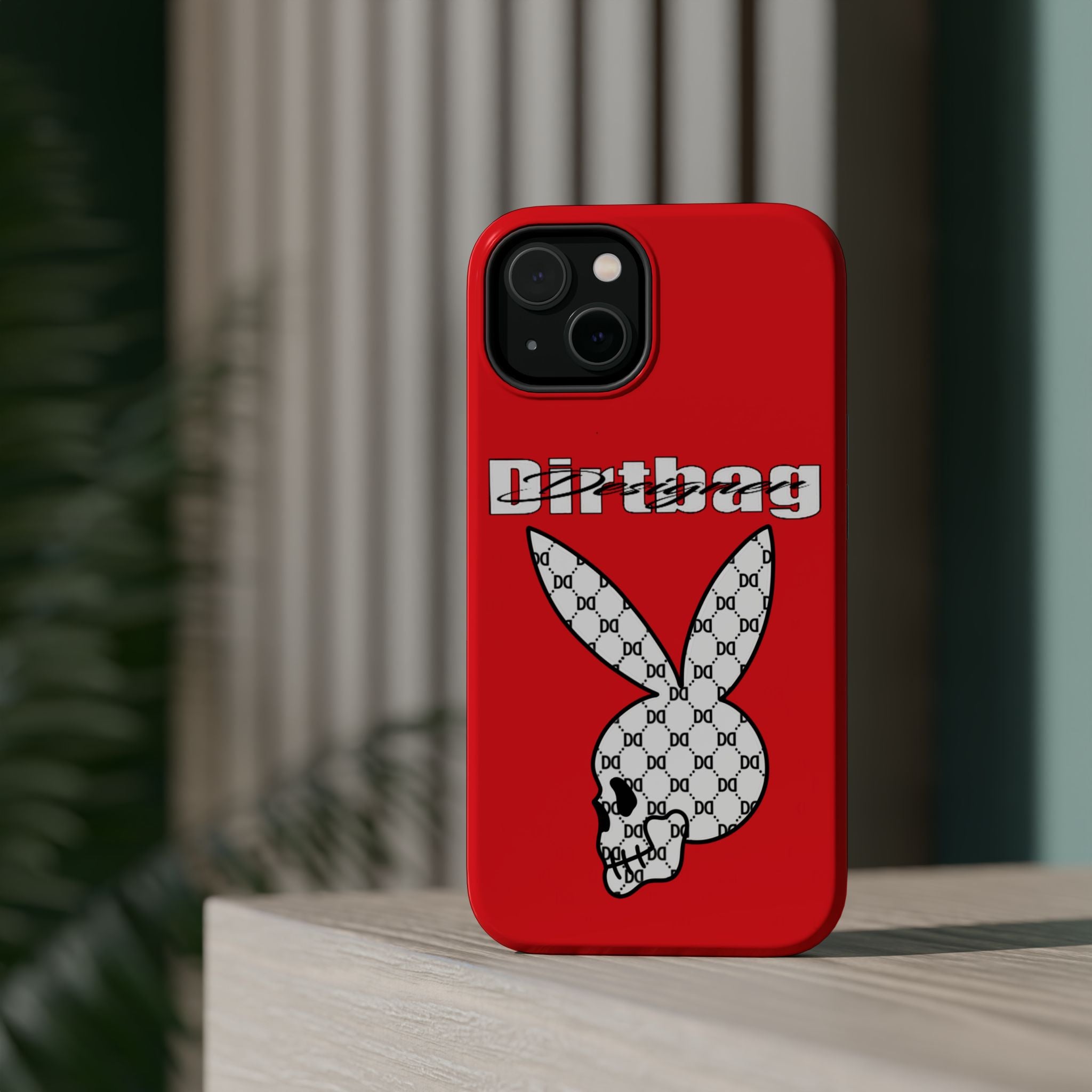 DD Monogram Bunny Skull Magnetic Phone Case