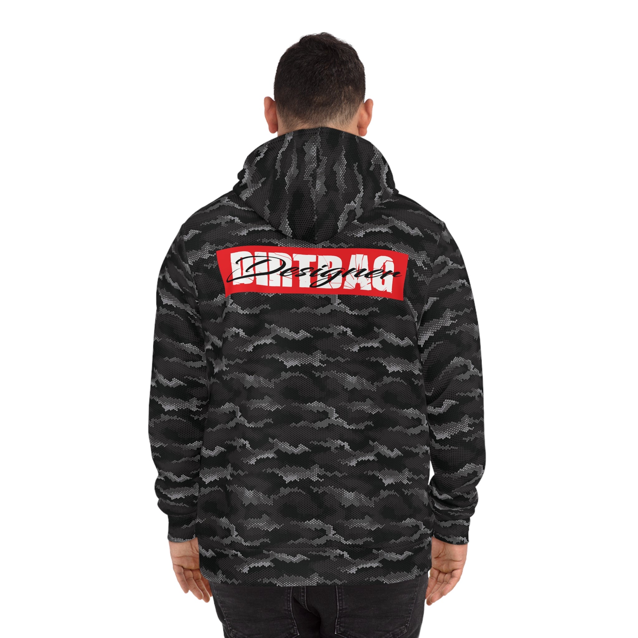 Bandito Panther Hexagon Digital Urban Camo Unisex Hoodie AOP