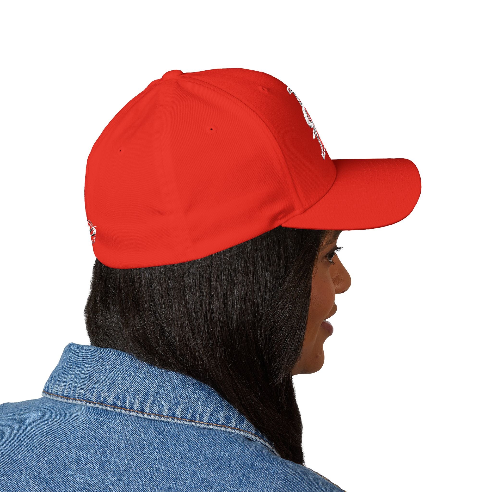 DD Bandana Logo Embroidered Closed Back Stretch Fit Cap