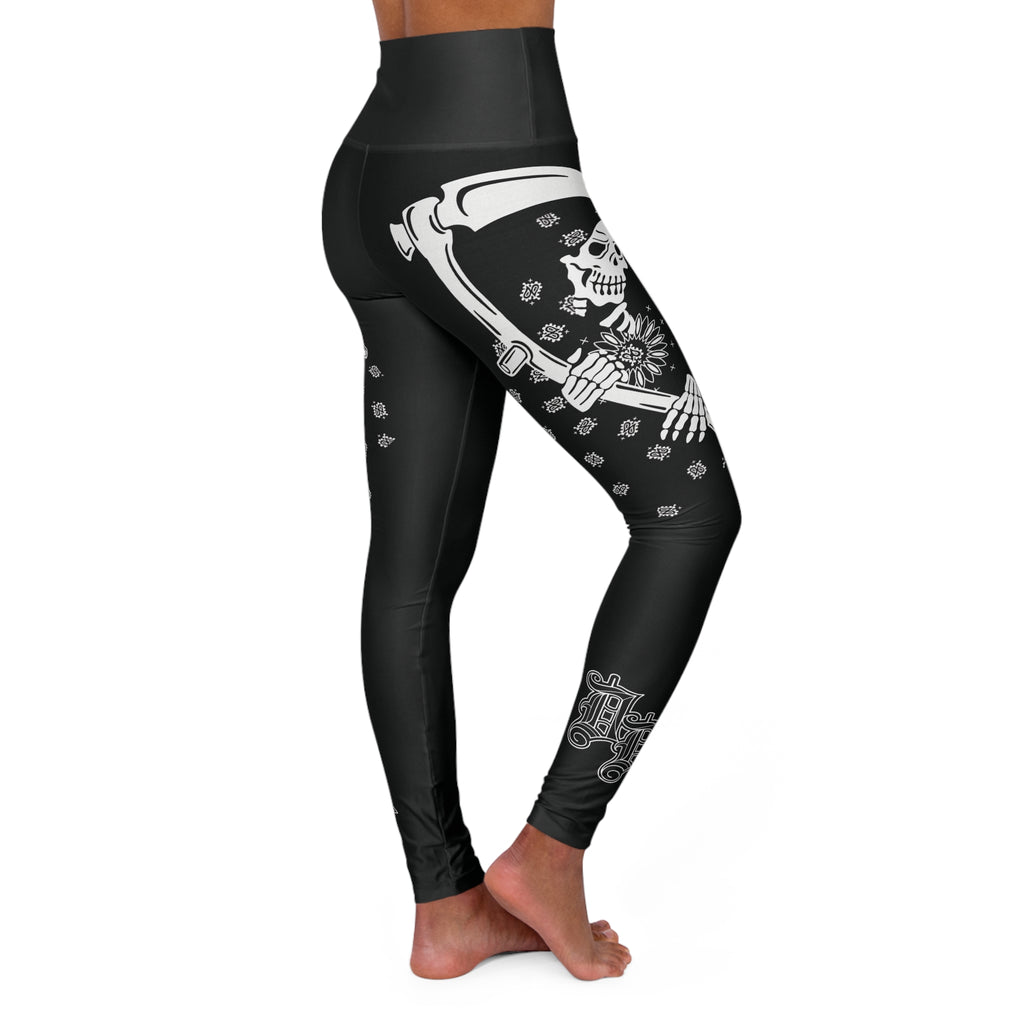 DD Monogram Reaper High Waisted Leggings AOP