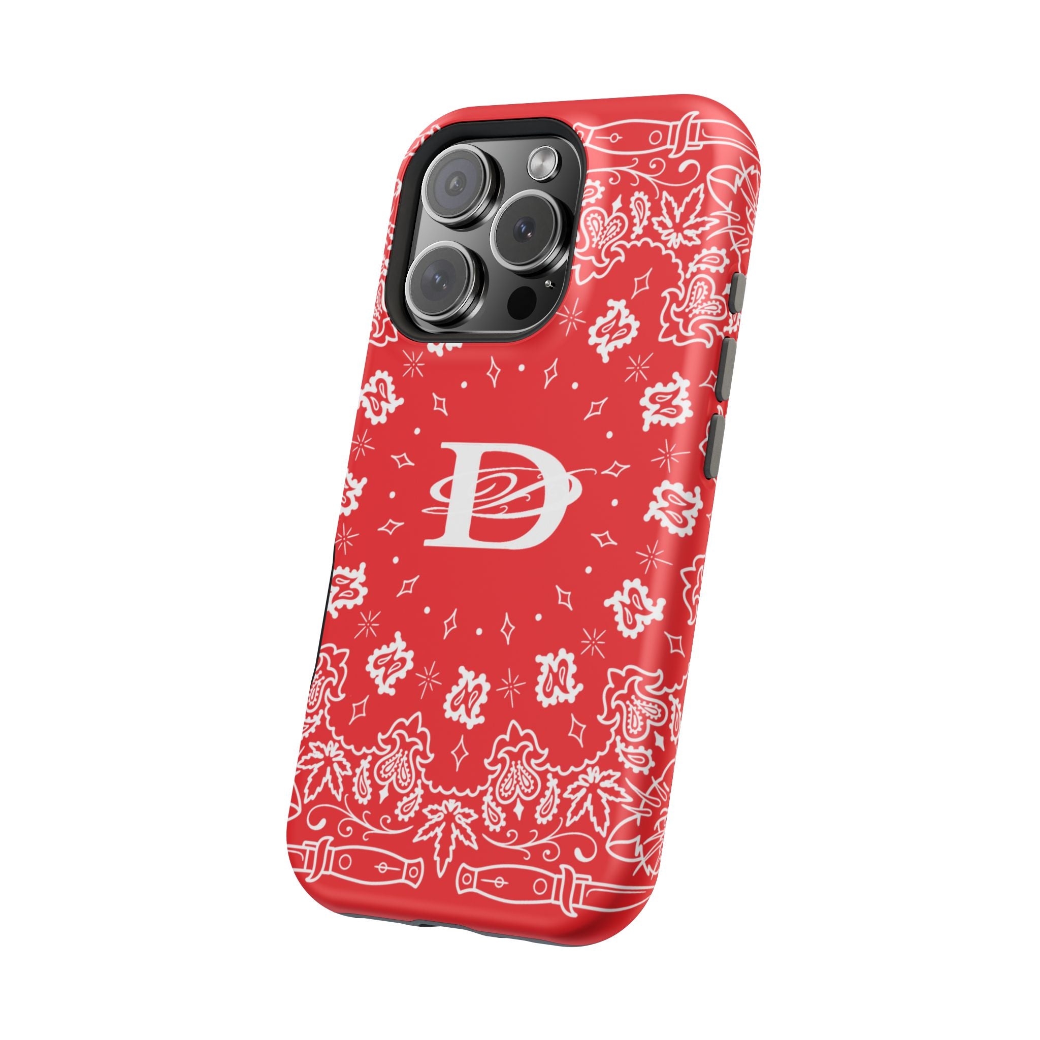 DD Custom Bandana Print Magnetic iPhone Case