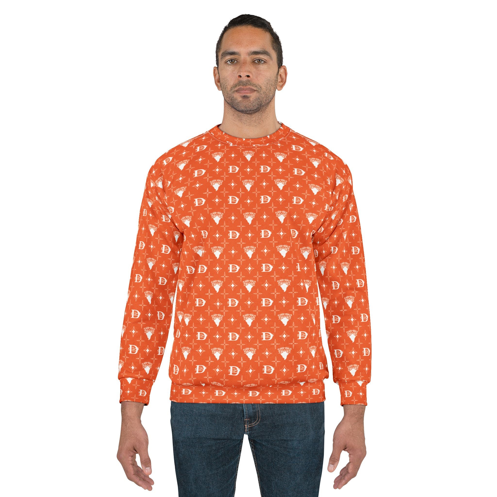 Bandito Panther Custom Monogram Print Unisex Sweatshirt AOP