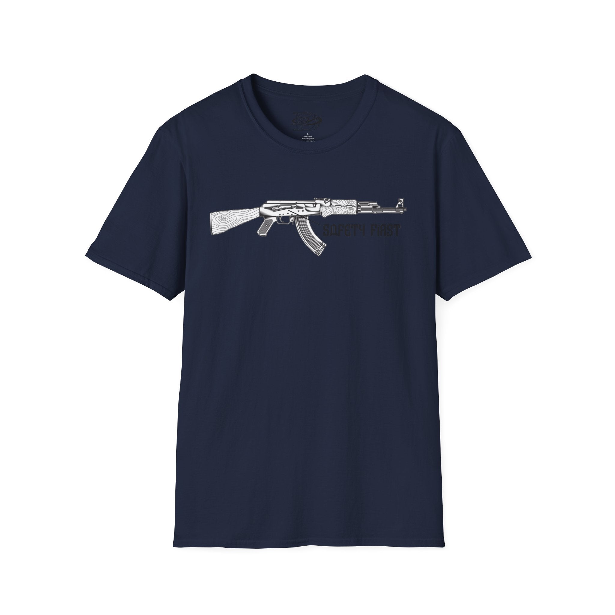 "Safety First" AK-47 Unisex Softstyle T-Shirt