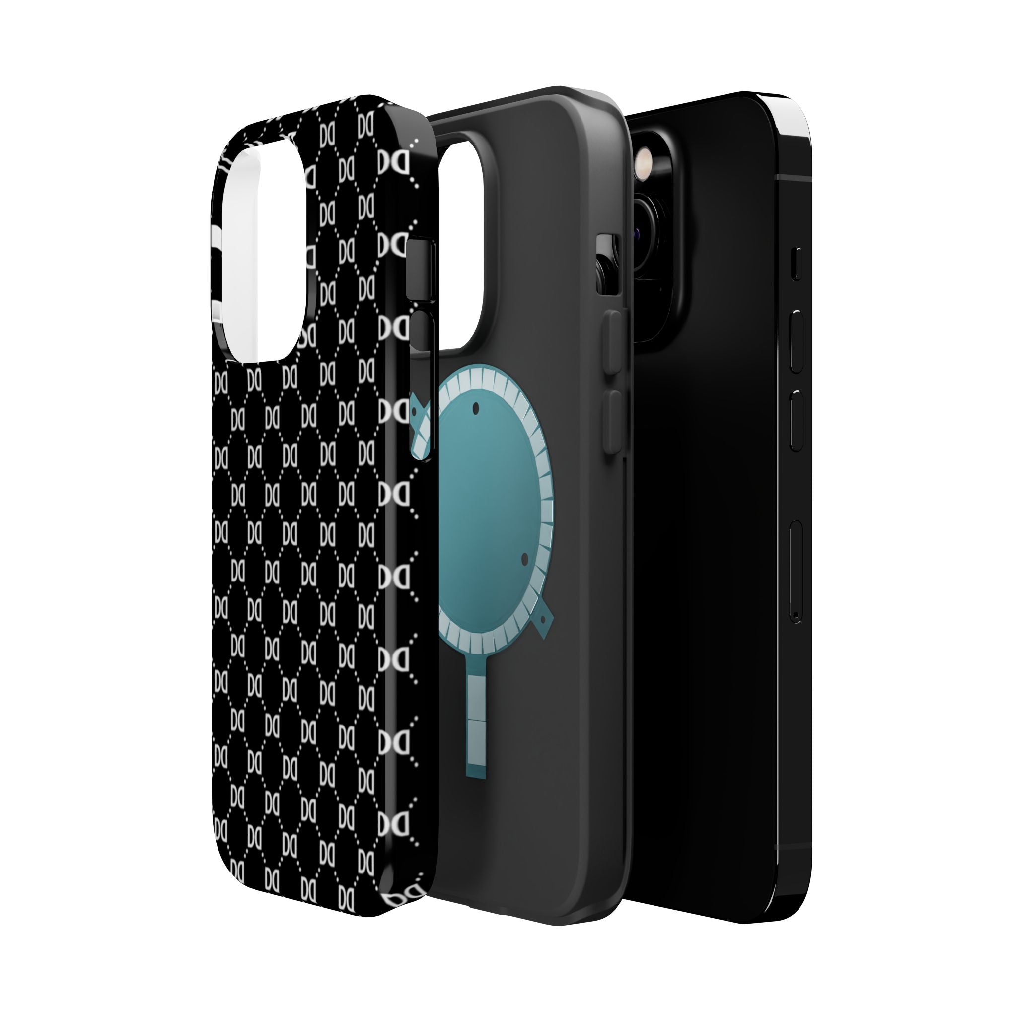 DD Monogram Pattern Magnetic Phone Case