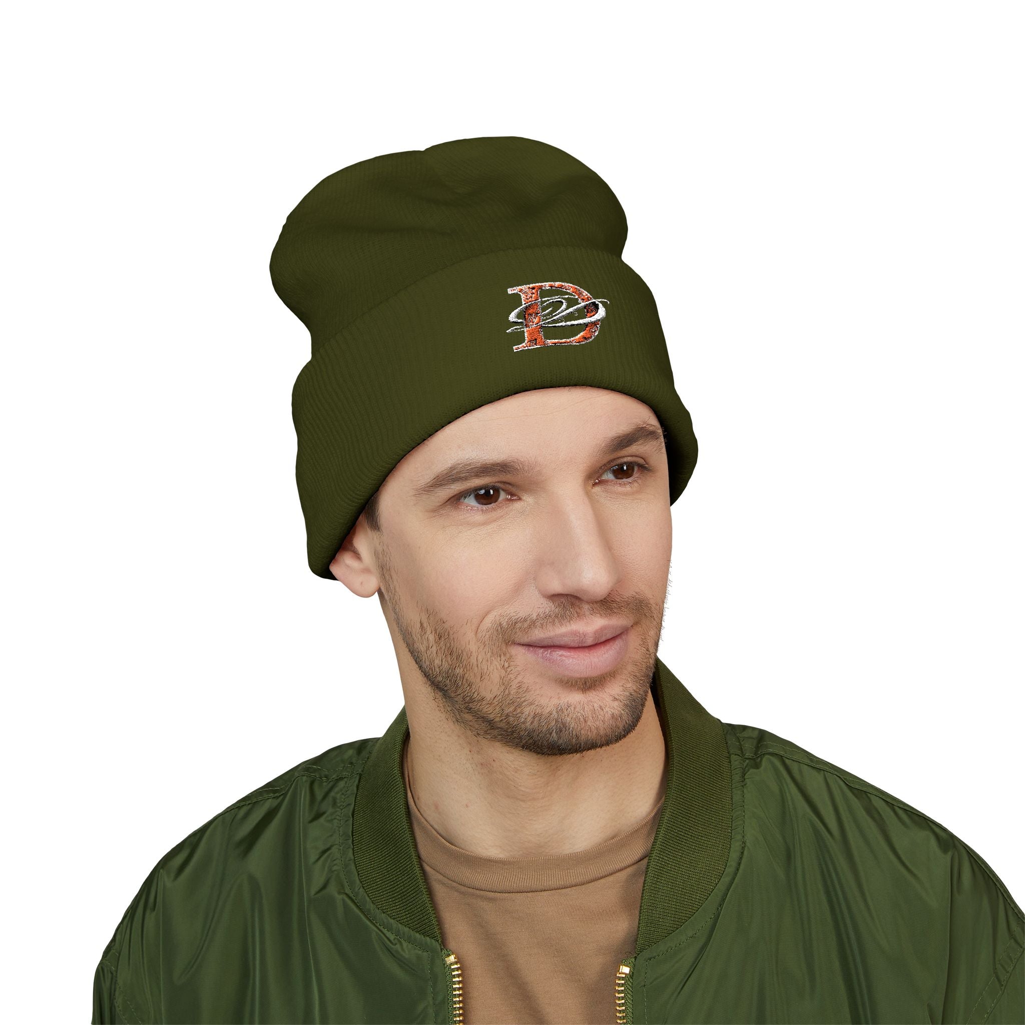 DD Bandana Logo Embroidered Cuffed Beanie