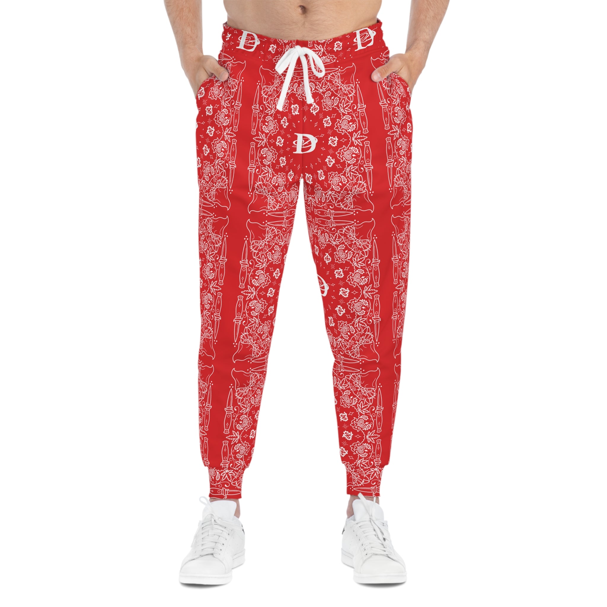 DD Custom Bandana Print Joggers AOP