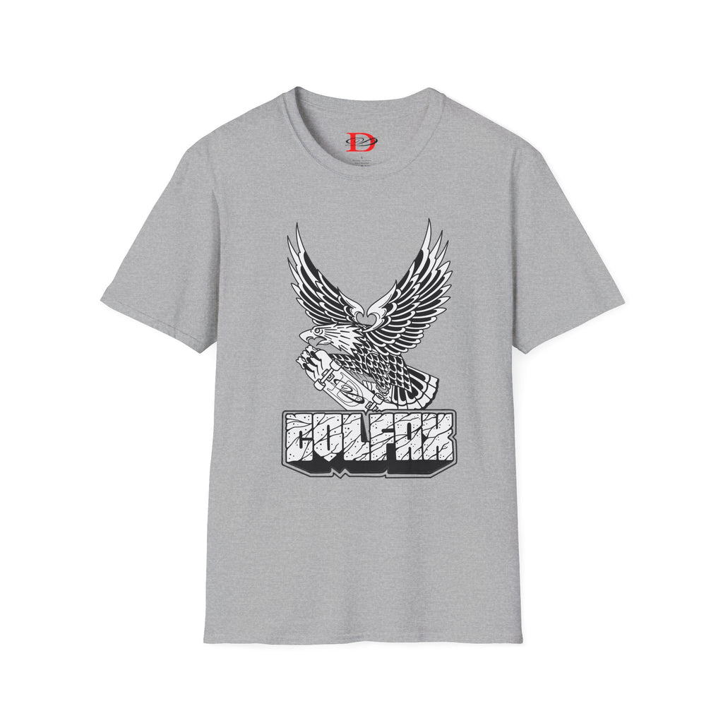 Skating Eagle Grinding on Colfax Ave. Unisex Softstyle T-Shirt
