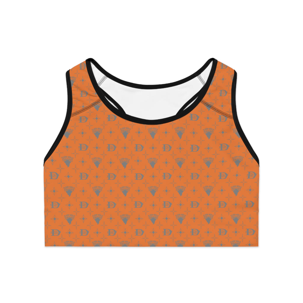 Bandito Panther Custom Monogram Print Sports Bra AOP