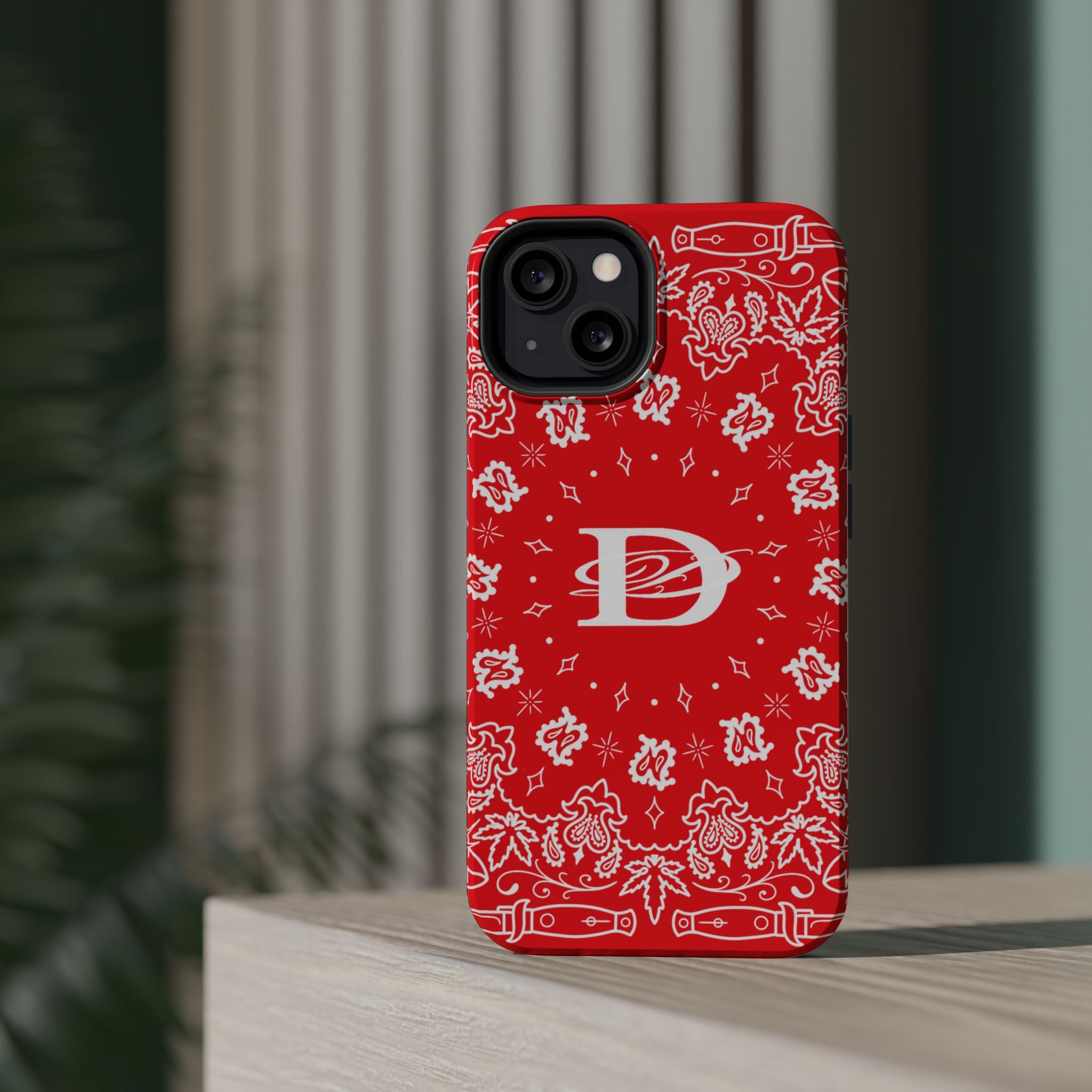 DD Custom Bandana Print Magnetic iPhone Case