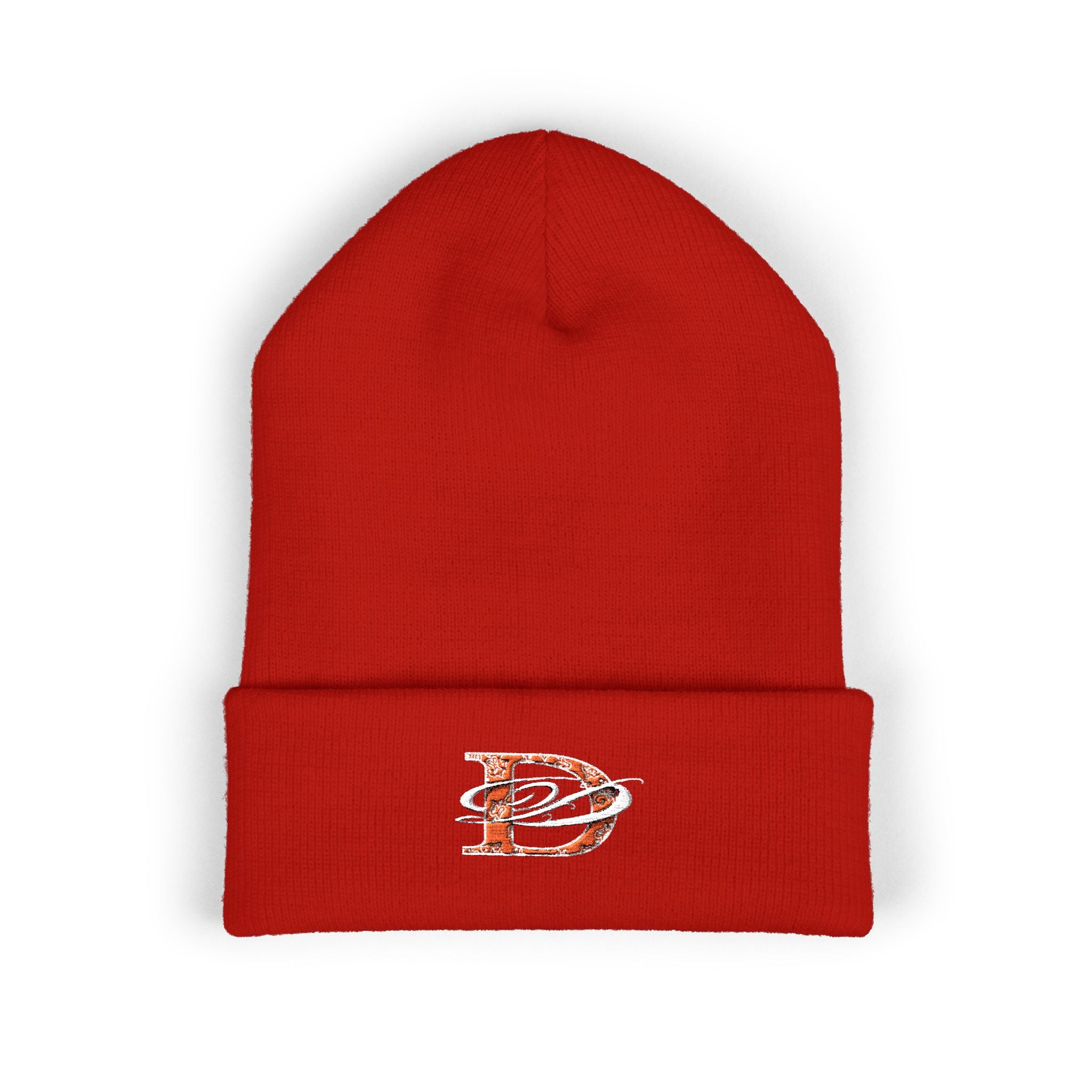 DD Bandana Logo Embroidered Cuffed Beanie