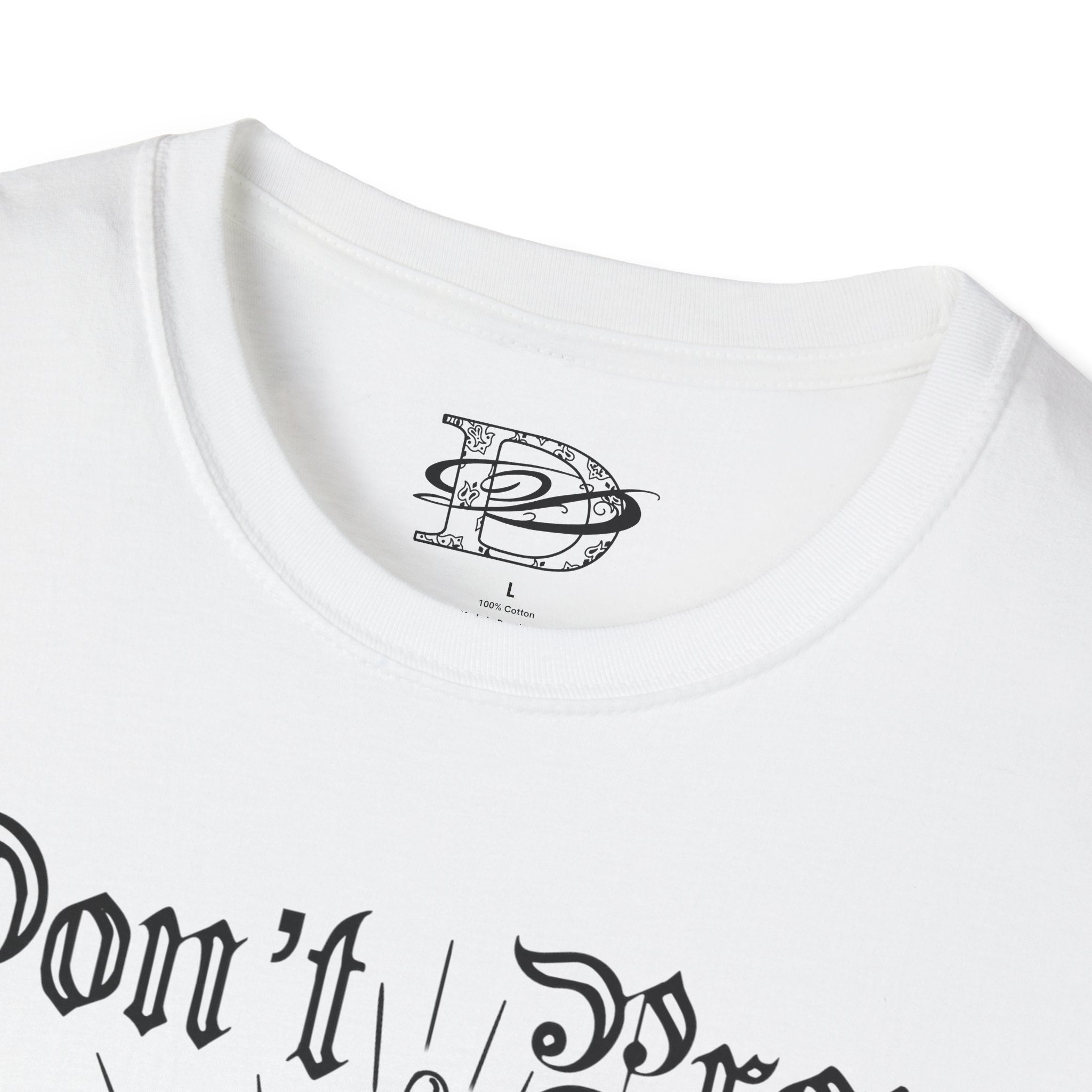 "Don't Pray For Me" Praying Hands Unisex Softstyle T-Shirt