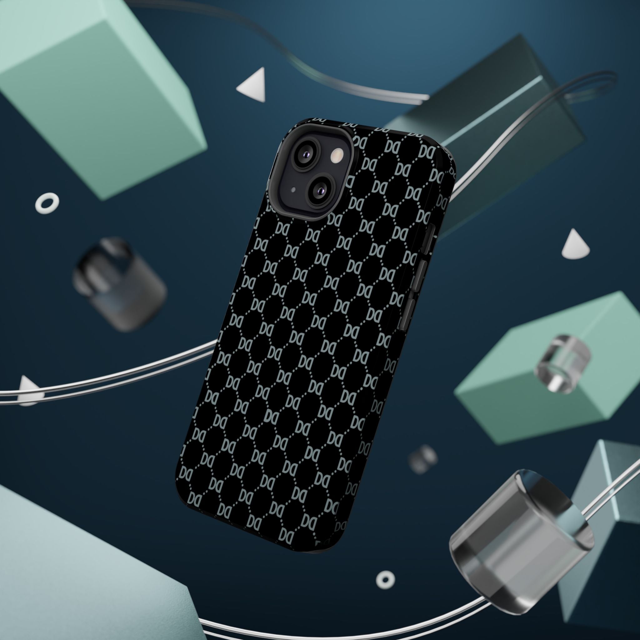 DD Monogram Pattern Magnetic Phone Case