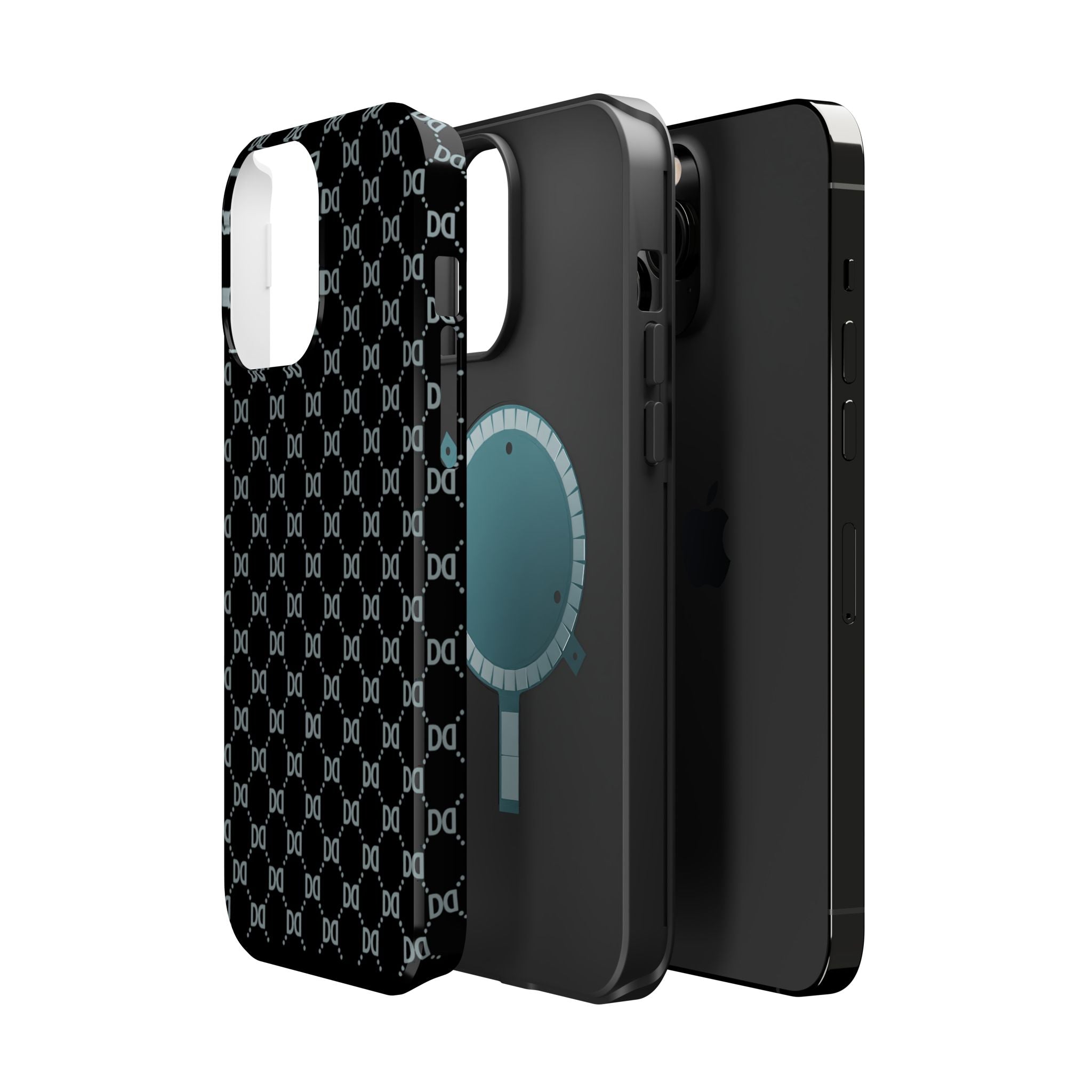 DD Monogram Pattern Magnetic Phone Case