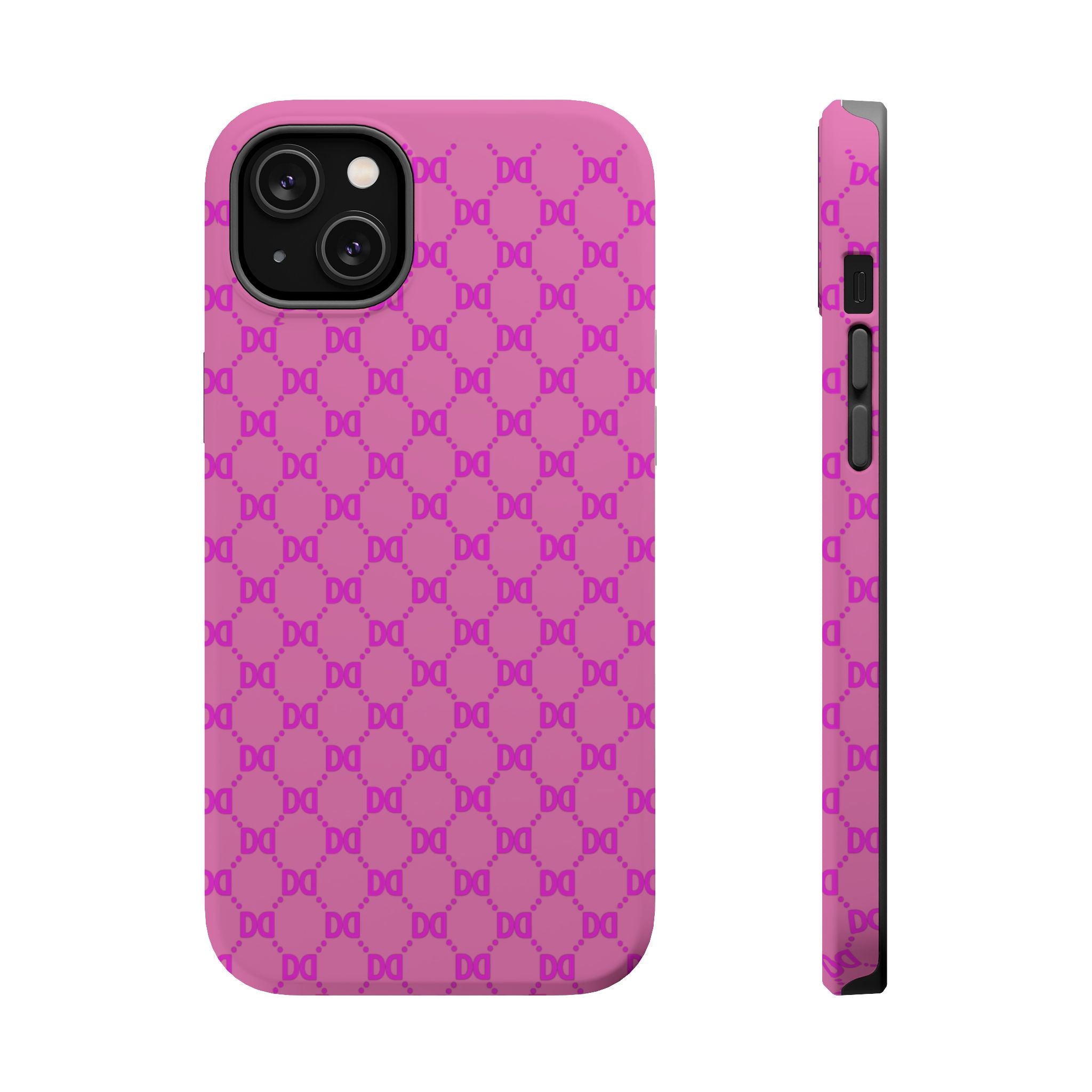 DD Monogram Pattern Magnetic Phone Case
