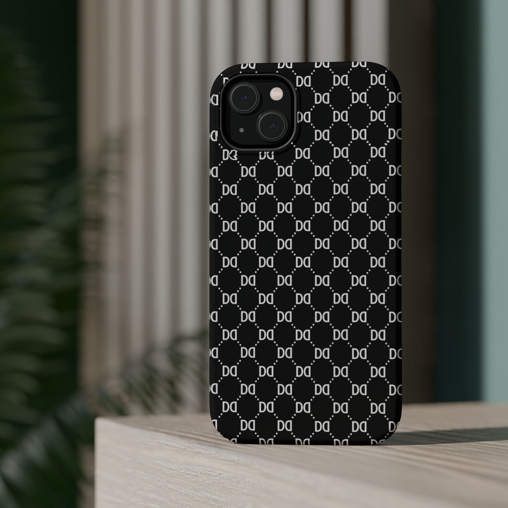 DD Monogram Pattern Magnetic Phone Case