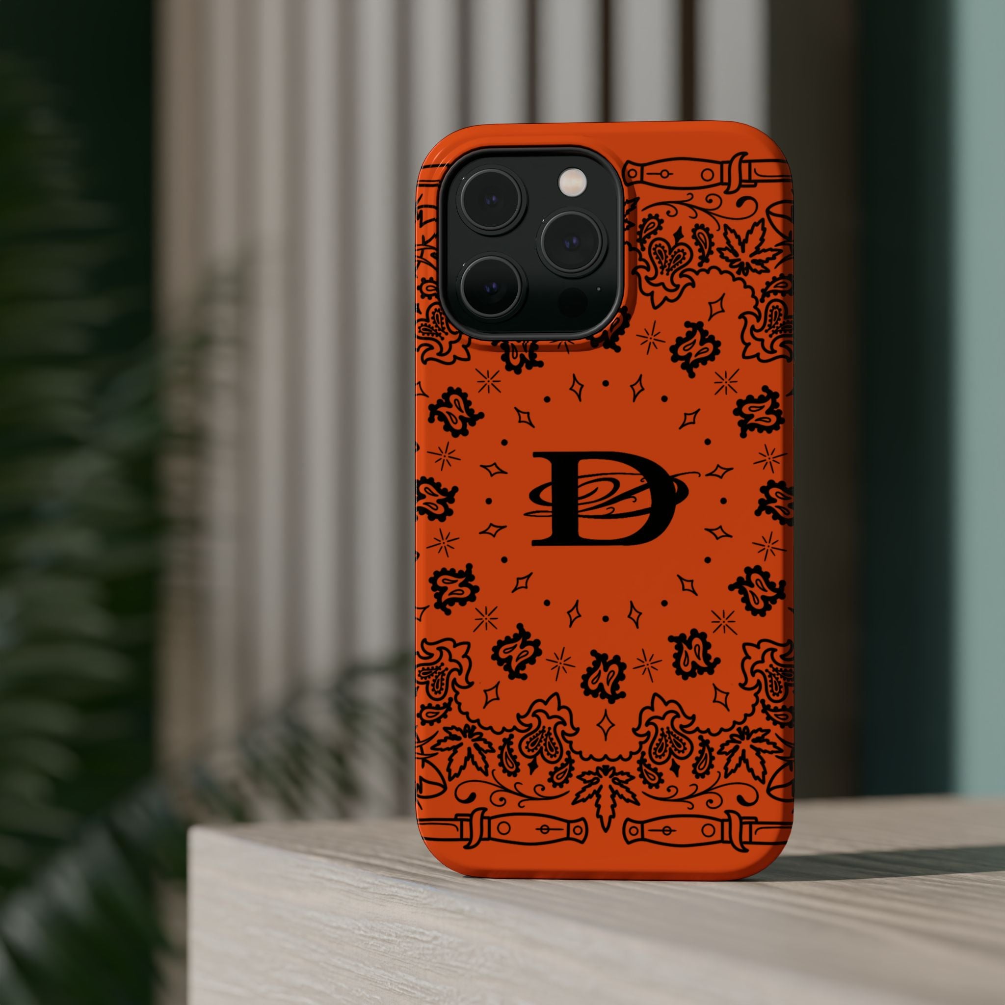 DD Custom Bandana Print Stylish Magnetic Phone Cases for Trendy Protection, Customize Your Style, Personalized Gift, Unique Design