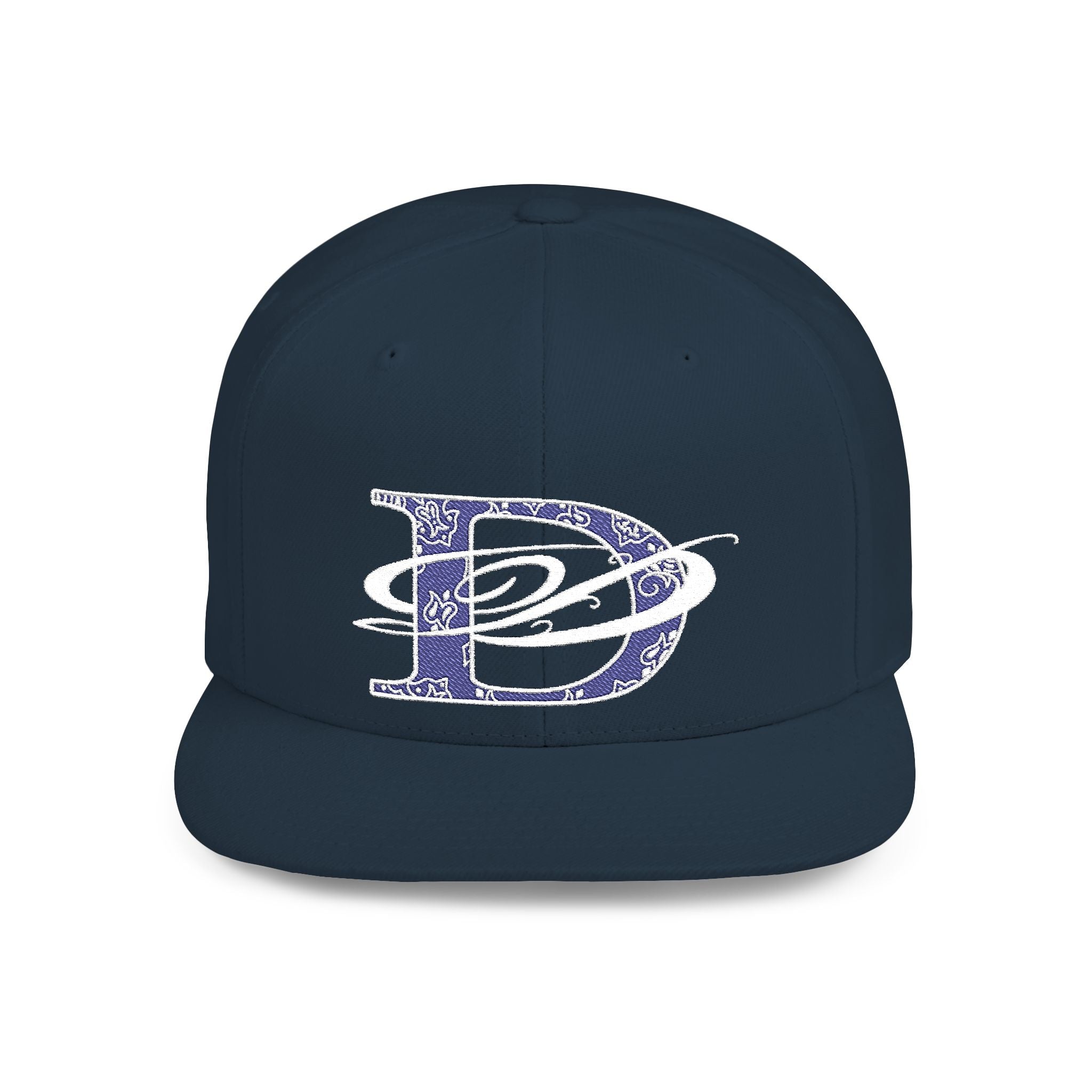 DD Bandana Logo Flat Bill Snapback Cap