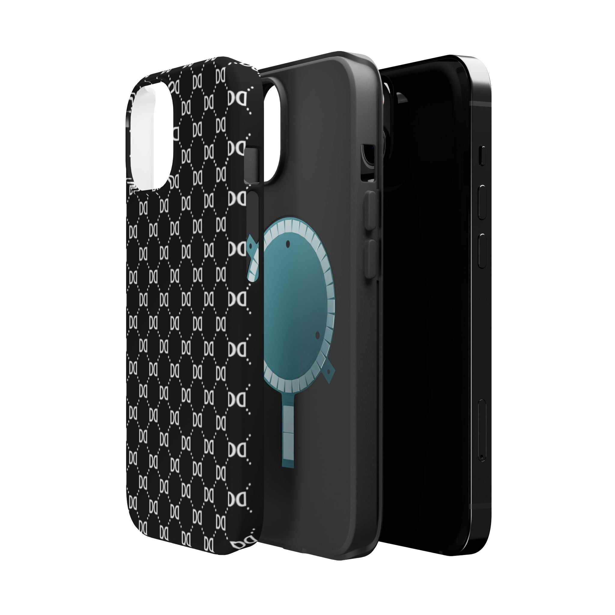 DD Monogram Pattern Magnetic Phone Case