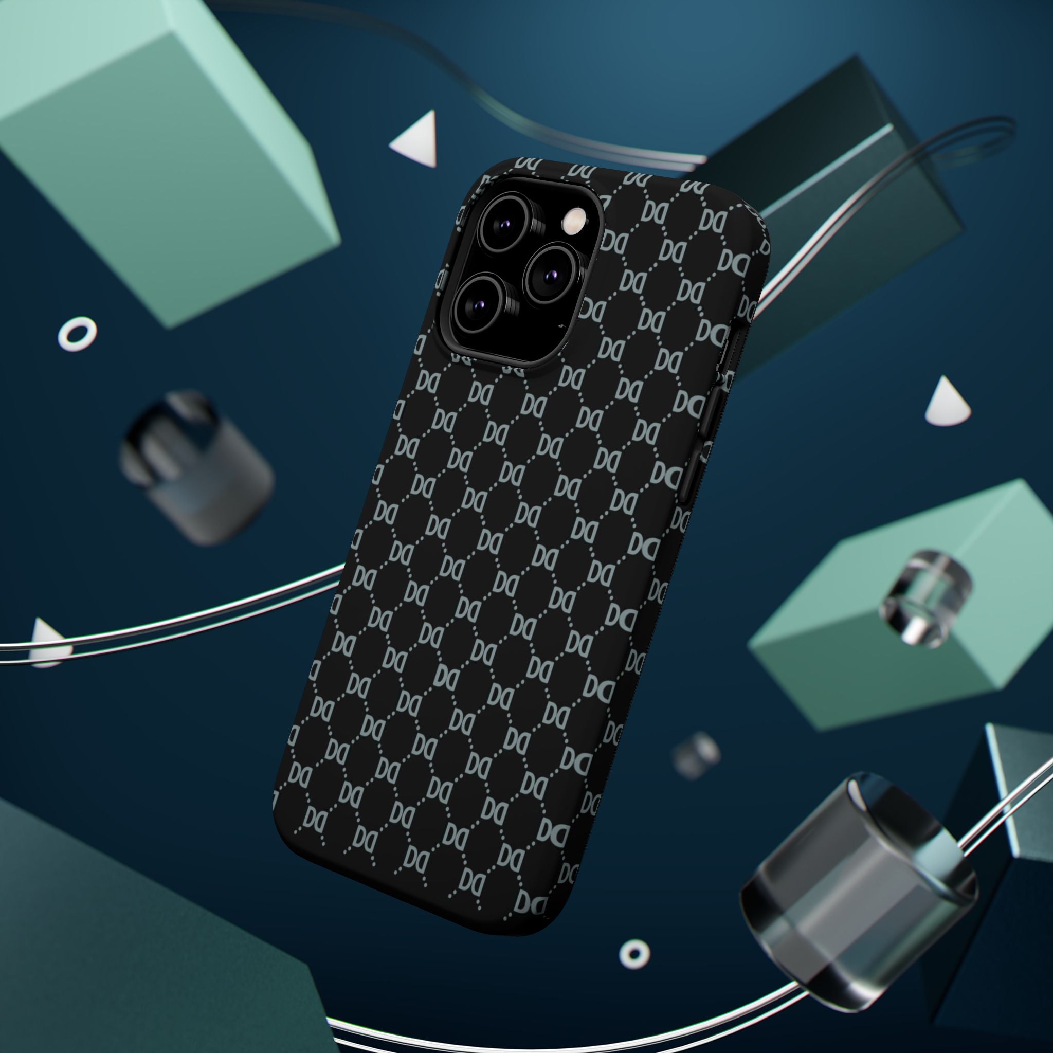 DD Monogram Pattern Magnetic Phone Case