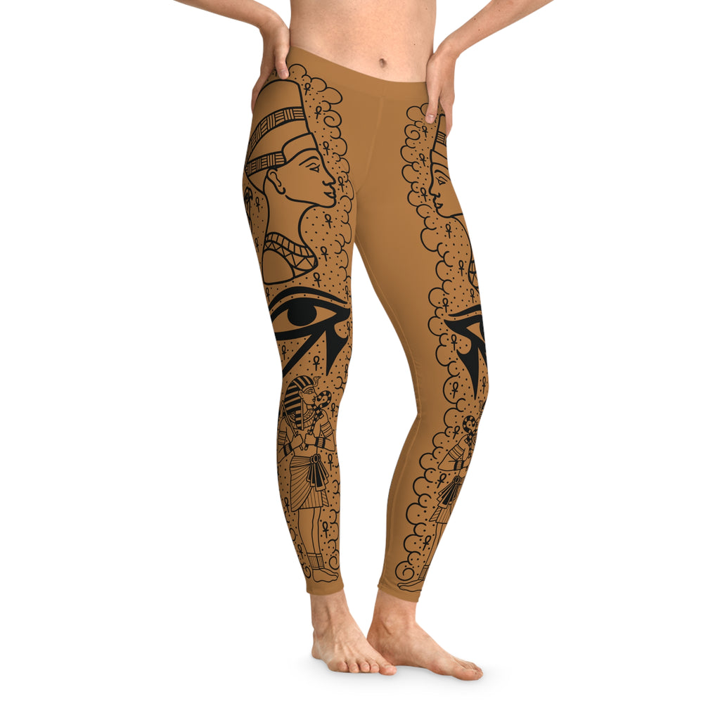 Ancient Egyptian Tattoo Leg Sleeve Women's Casual Leggings AOP