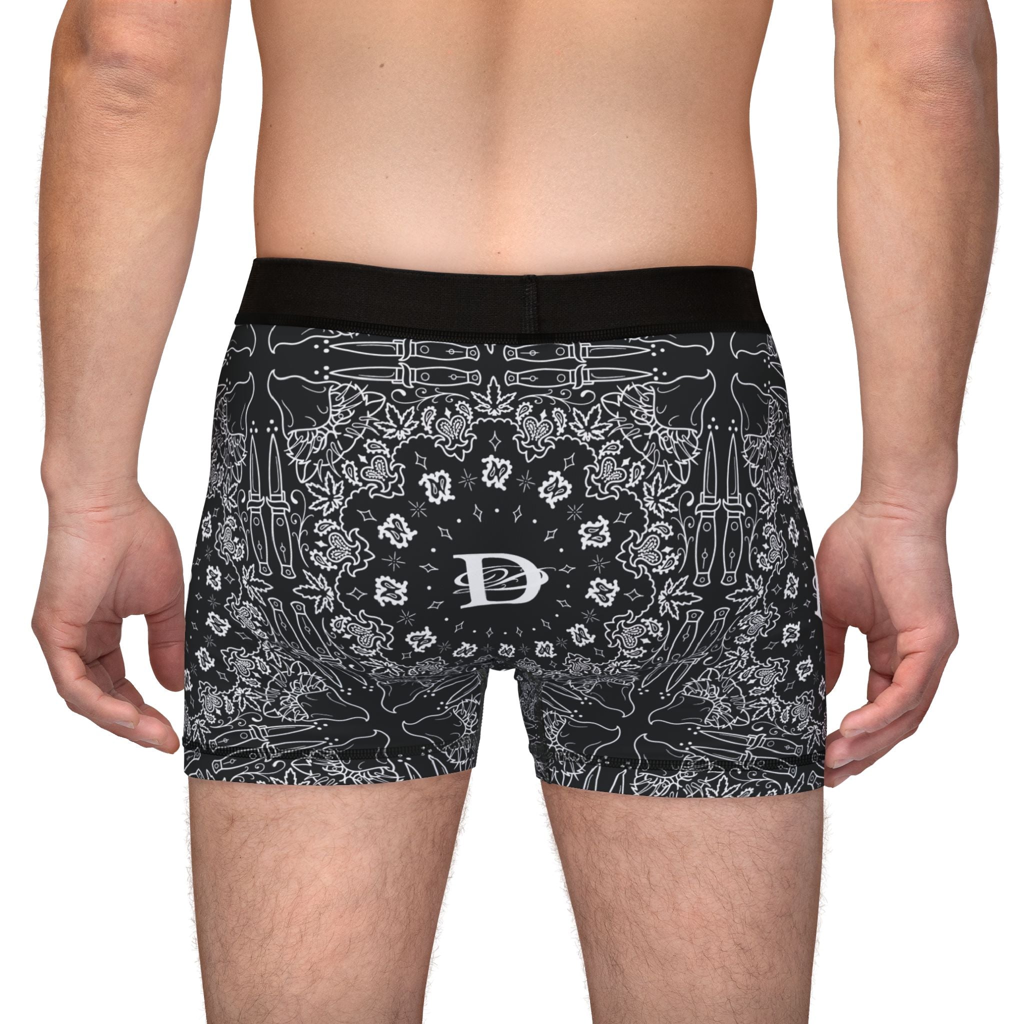 DD Custom Bandana Print Men's Boxers AOP