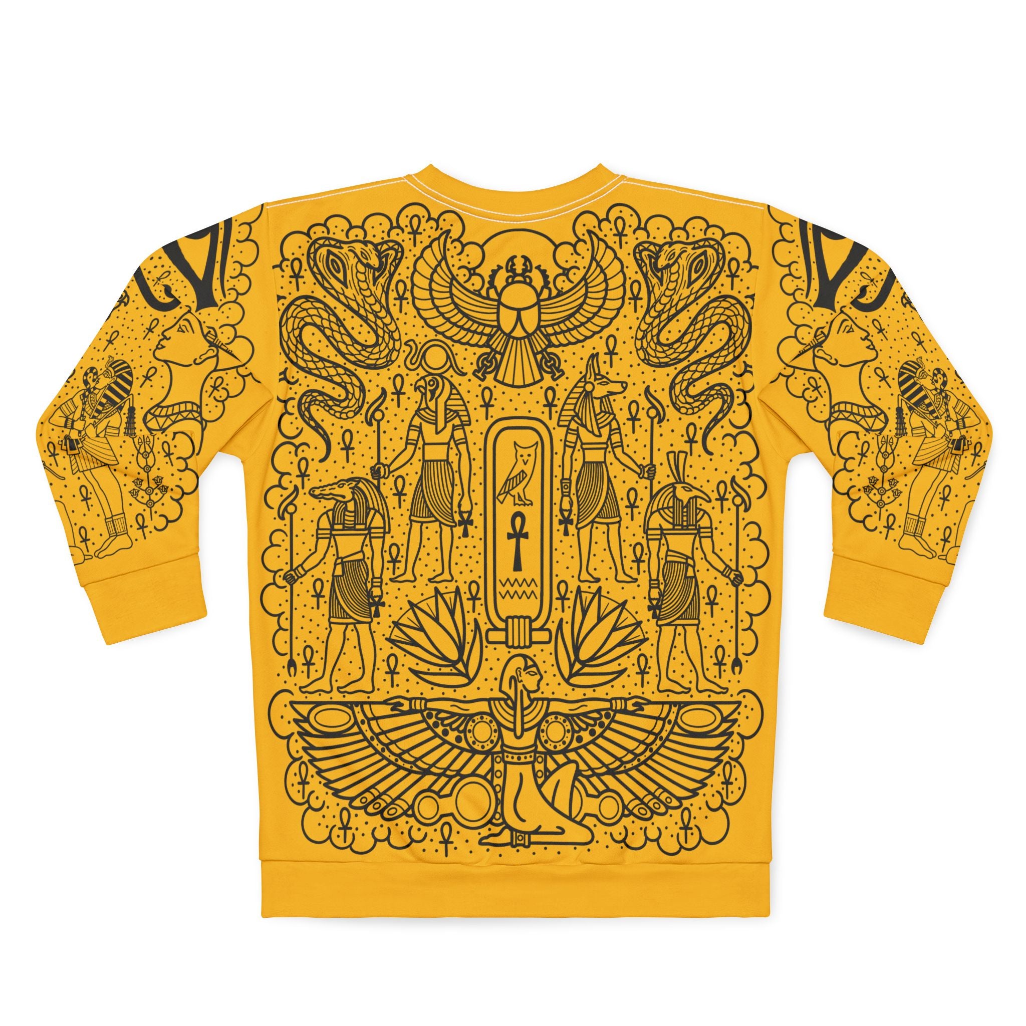 Ancient Egypt Tattoo Body Suit Unisex Crewneck Sweatshirt AOP