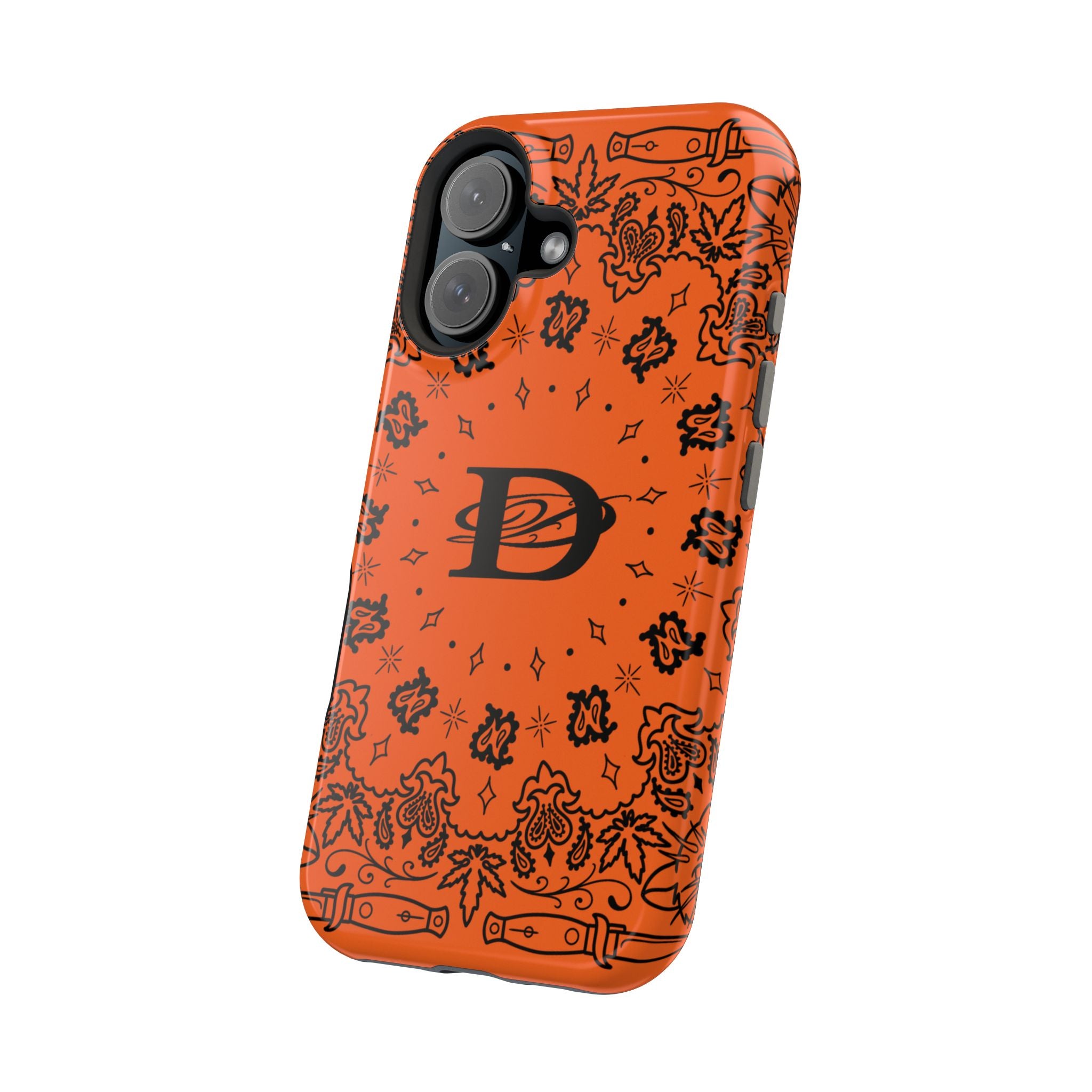 DD Custom Bandana Print Stylish Magnetic Phone Cases for Trendy Protection, Customize Your Style, Personalized Gift, Unique Design