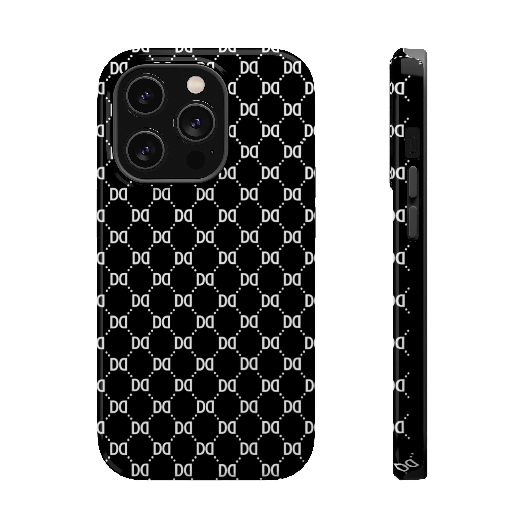 DD Monogram Pattern Magnetic Phone Case