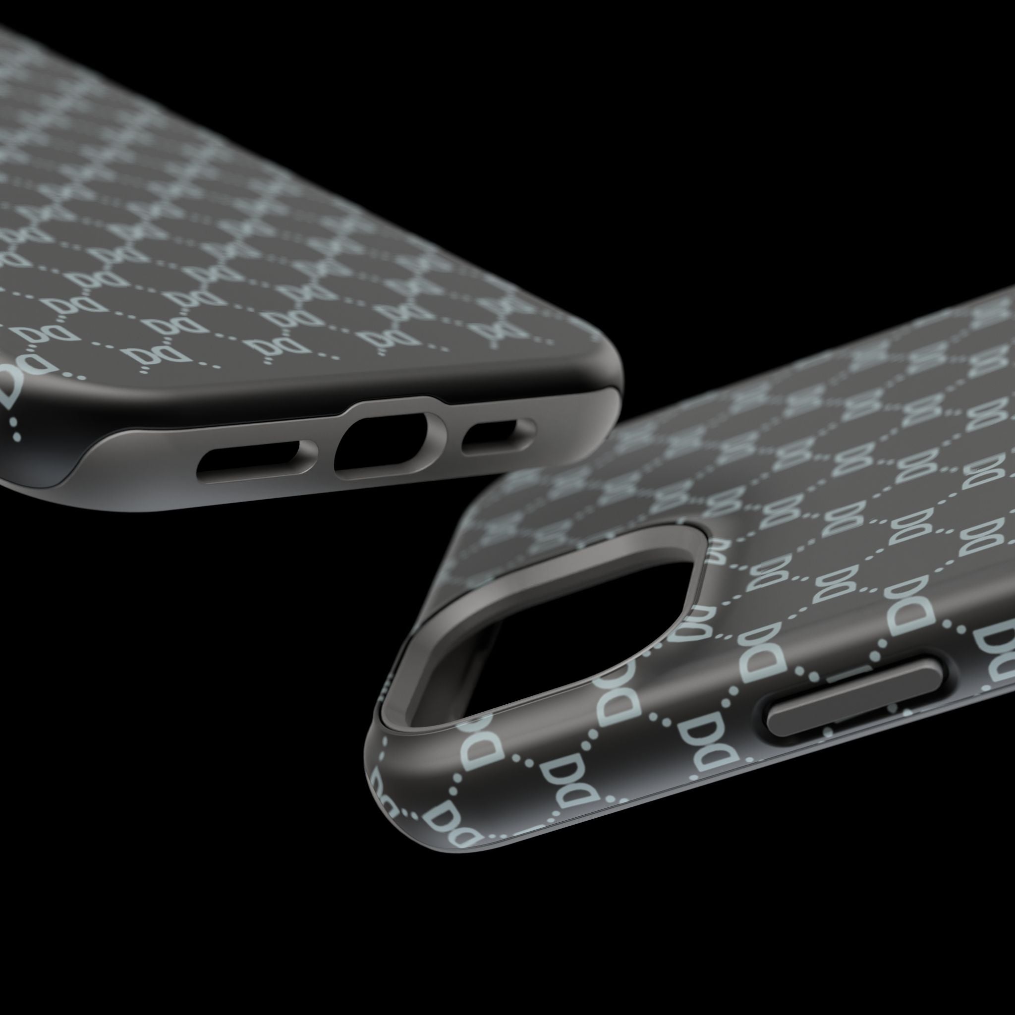 DD Monogram Pattern Magnetic Phone Case