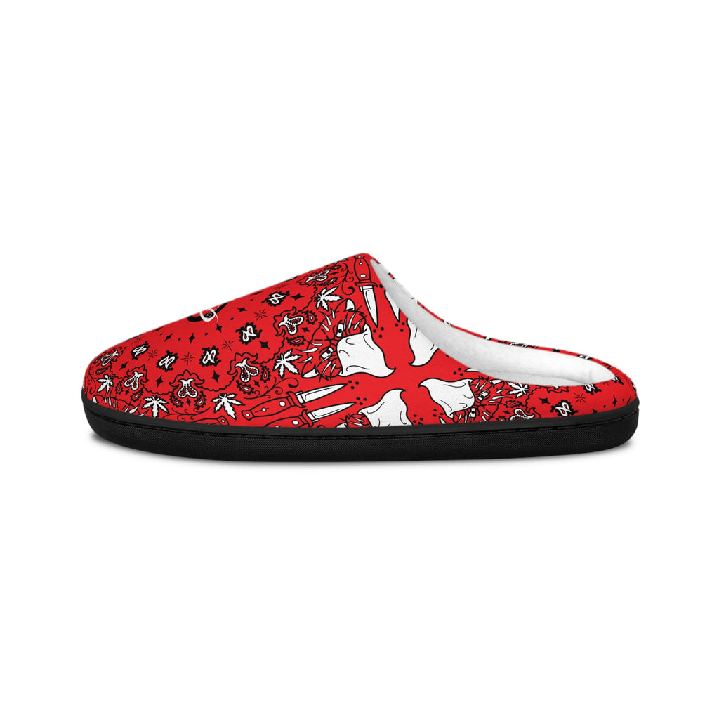DD Custom Bandana Print Indoor Slippers AOP