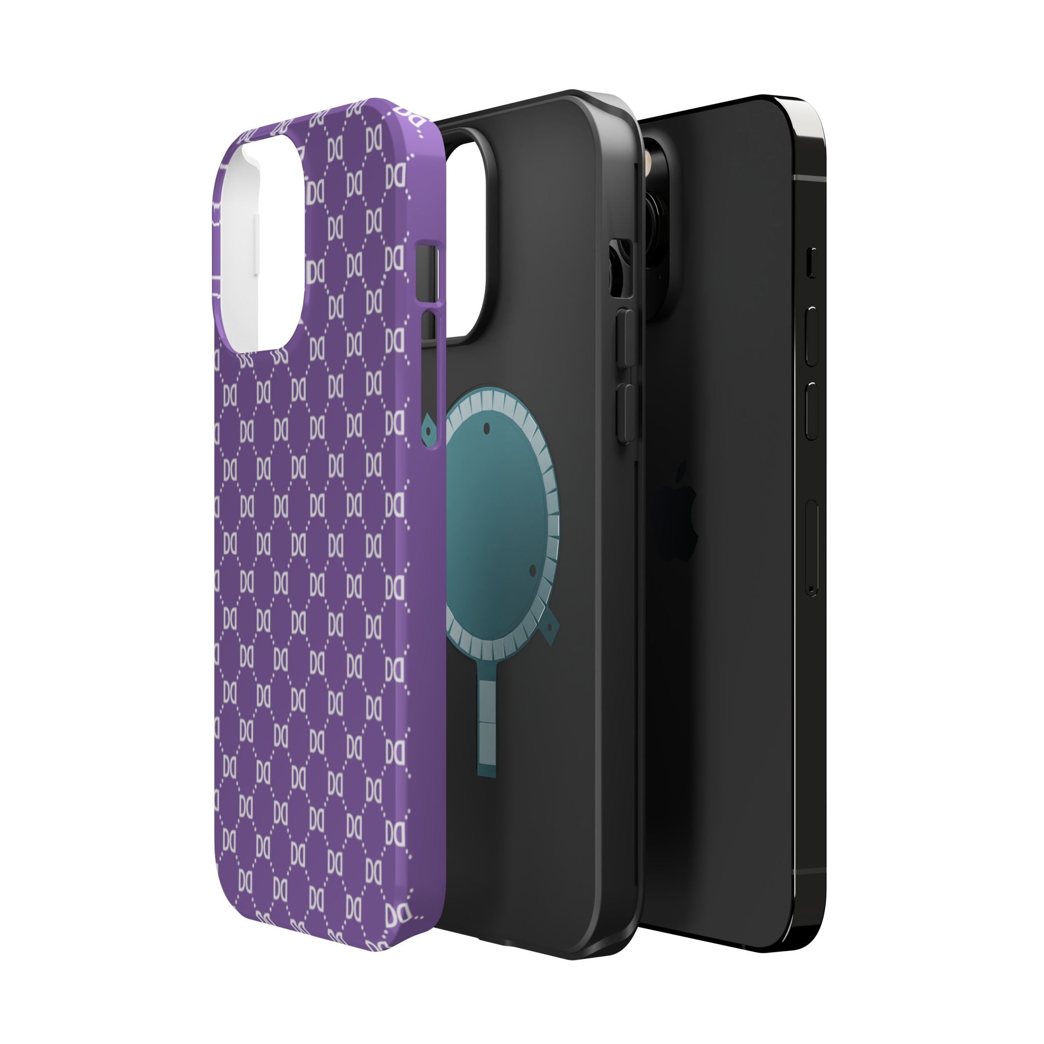DD Monogram Pattern Magnetic Phone Case