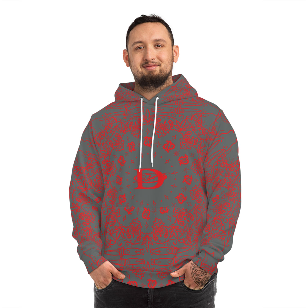 DD Custom Bandana Print Unisex Hoodie AOP