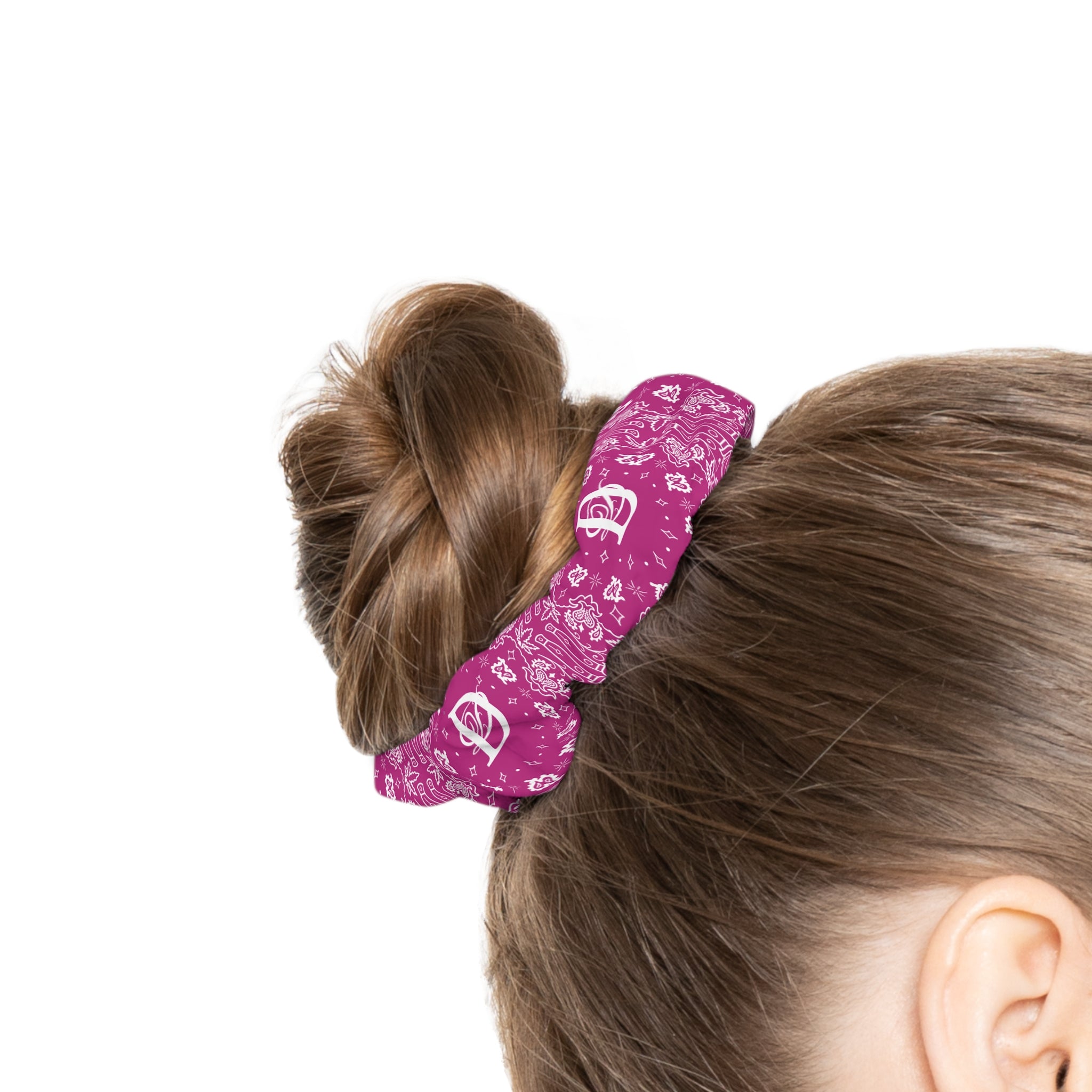 DD Custom Bandana Print Scrunchie AOP