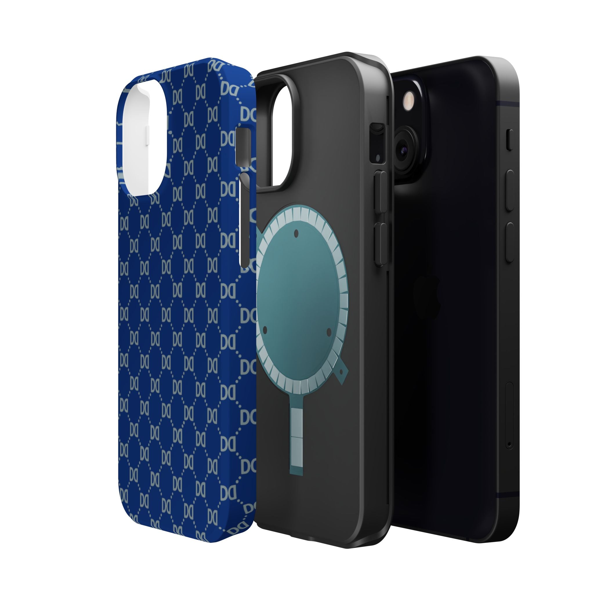DD Monogram Pattern Magnetic Phone Case