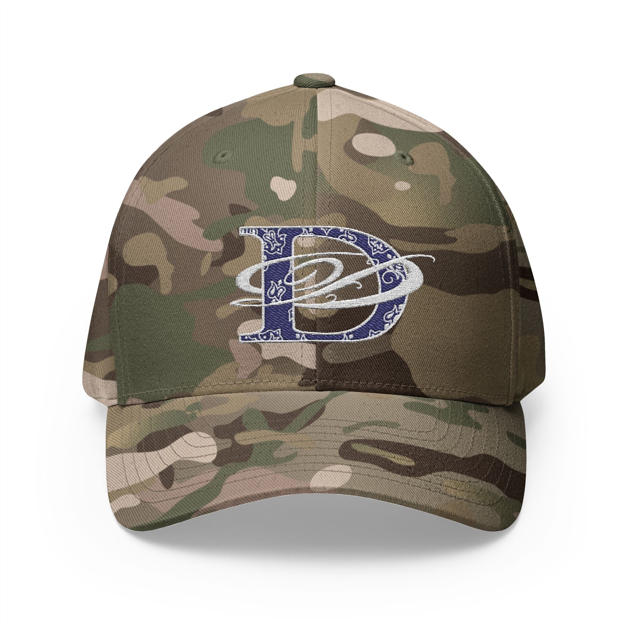 DD Bandana Logo Embroidered Closed Back Stretch Fit Cap