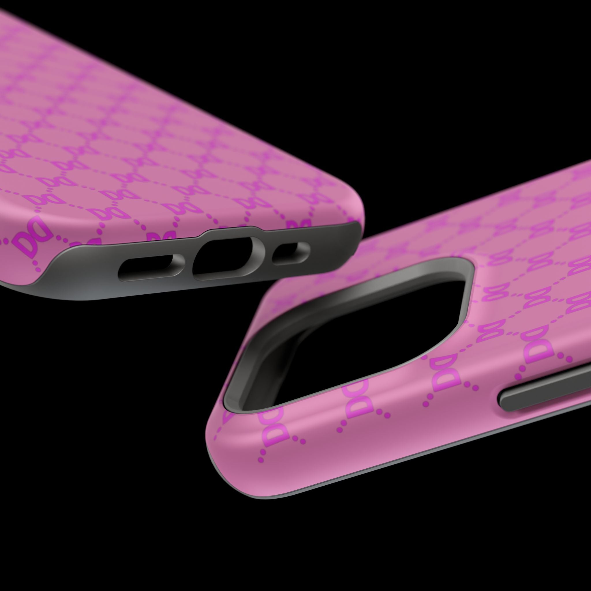 DD Monogram Pattern Magnetic Phone Case