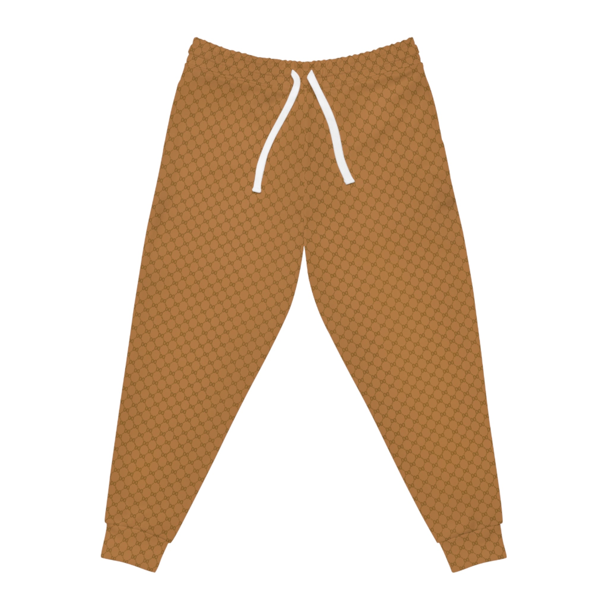 DD Custom Monogram Print Athletic Joggers AOP