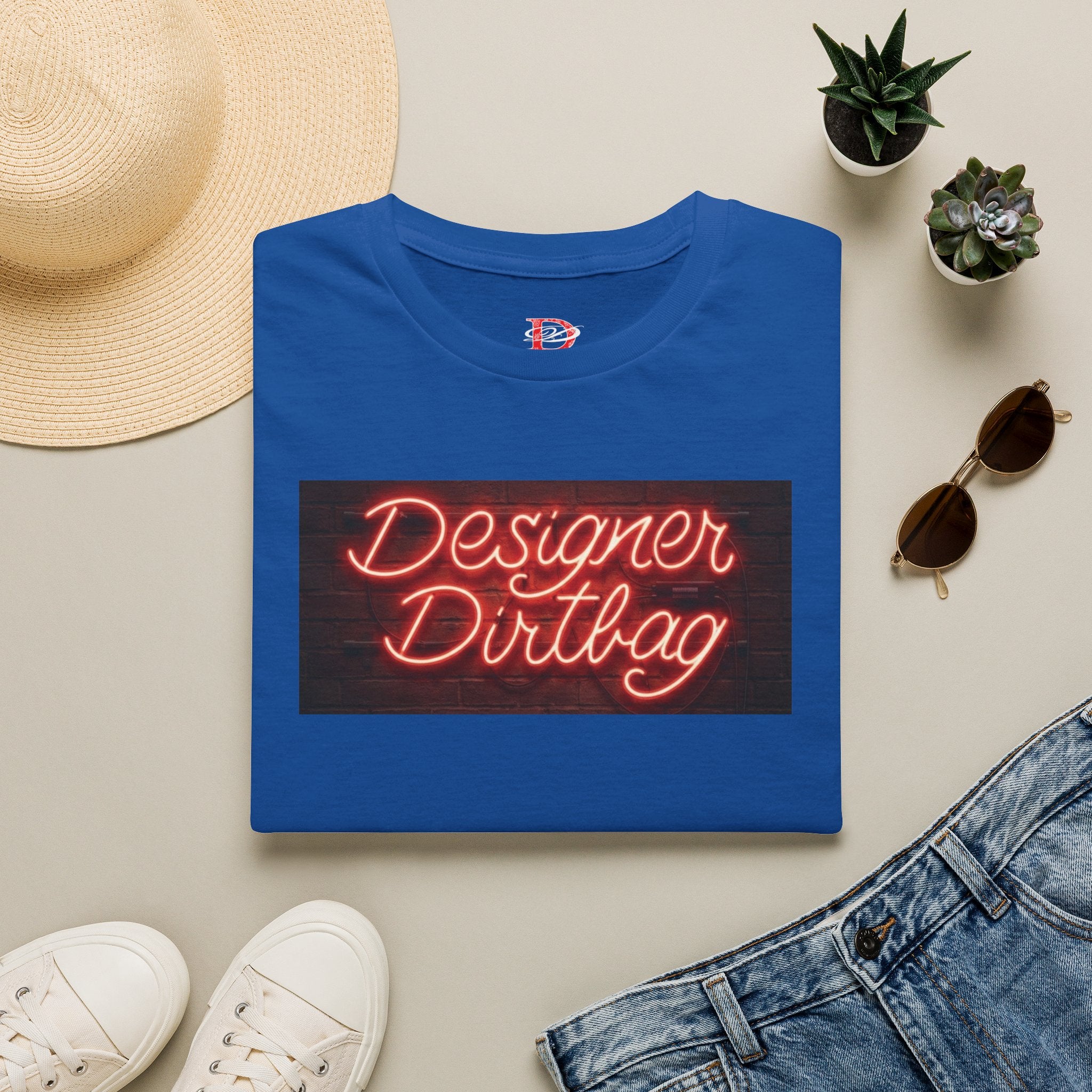 DD Neon Sign Softstyle Unisex T-Shirt