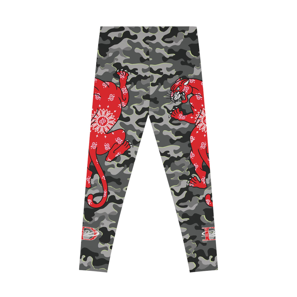 Climbing Bandana Panther Stretchy Urban Camo Leggings